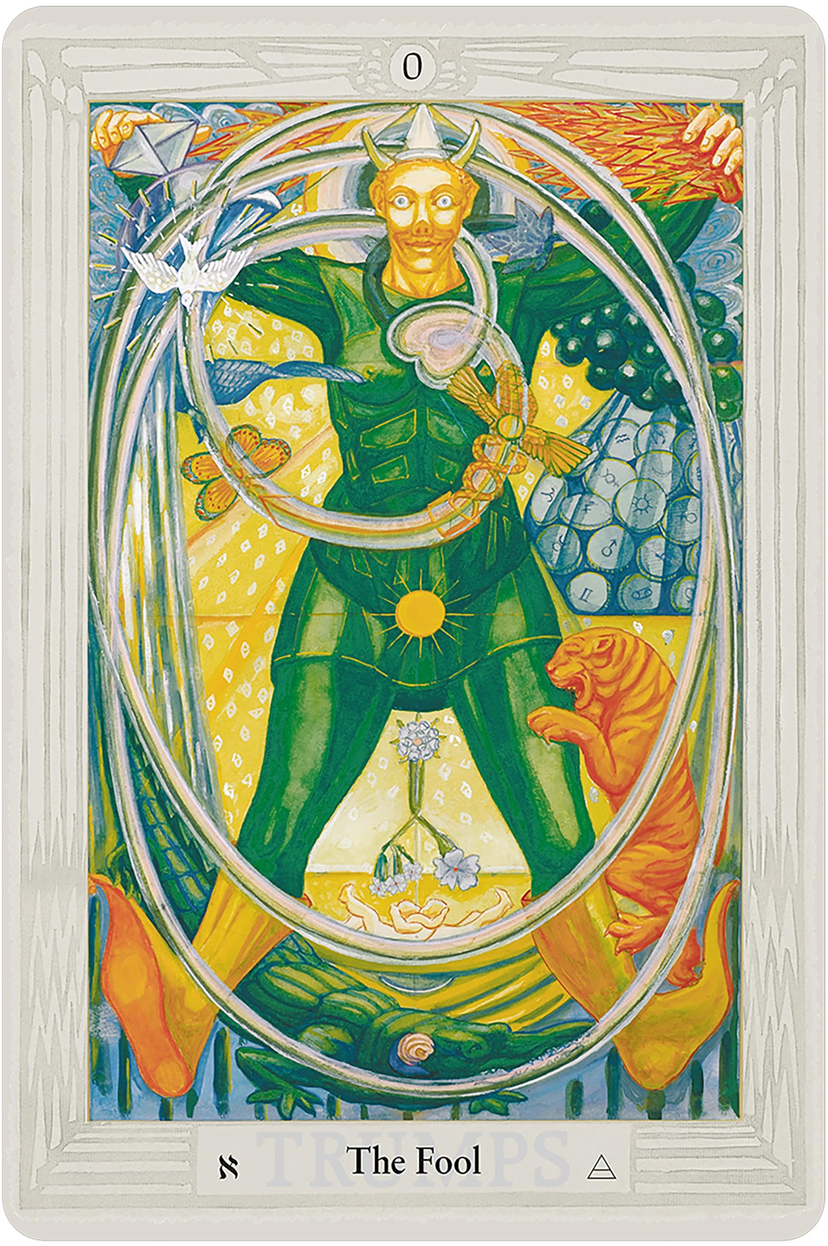 Aleister Crowley Thoth Tarot Deck - Premium 78-Card Divination Set for Beginners & Professionals | Perfect for Spiritual Guidance, Meditation & Fortune Telling