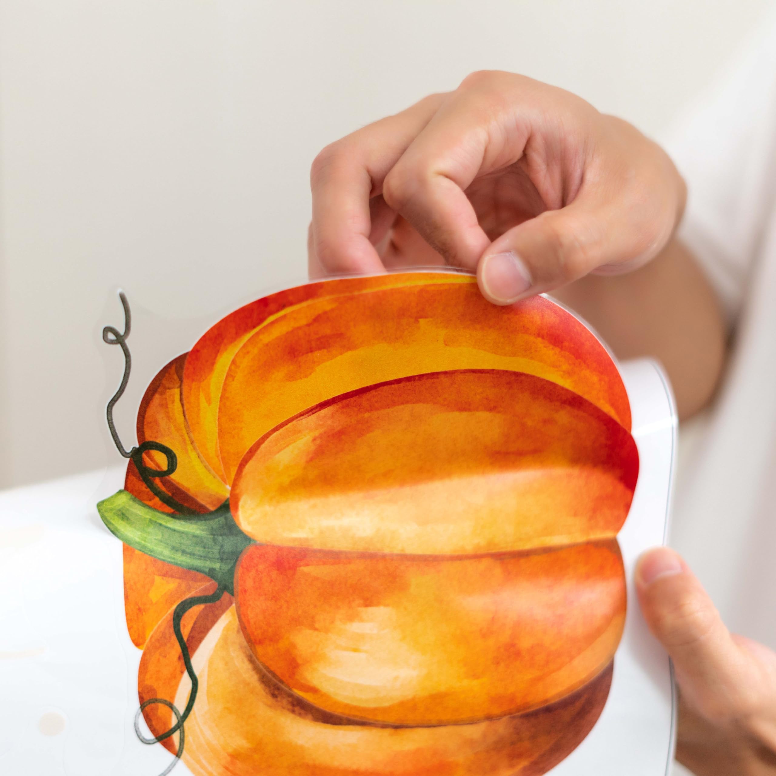 Orange 'A Little Pumpkin is On The Way' Baby Shower Decal Sign - Gender Neutral Nursery Wall Decor for Baby Shower Party, Gender Reveal & Newborn Celebration - Perfect for Fall, Halloween & Thanksgiving Decorations