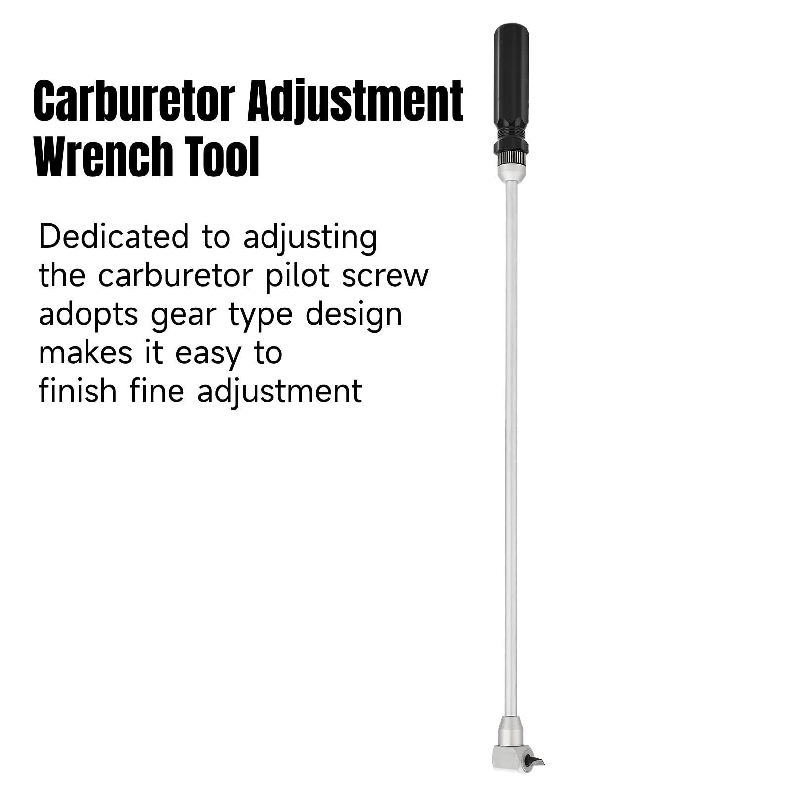 90 Degree Pilot Screw Adjustment Tool for ATV & Motorcycle Carburetor - High-Grade Aluminum & Stainless Steel Carb Screwdriver - Perfect for Engine Tuning and Maintenance