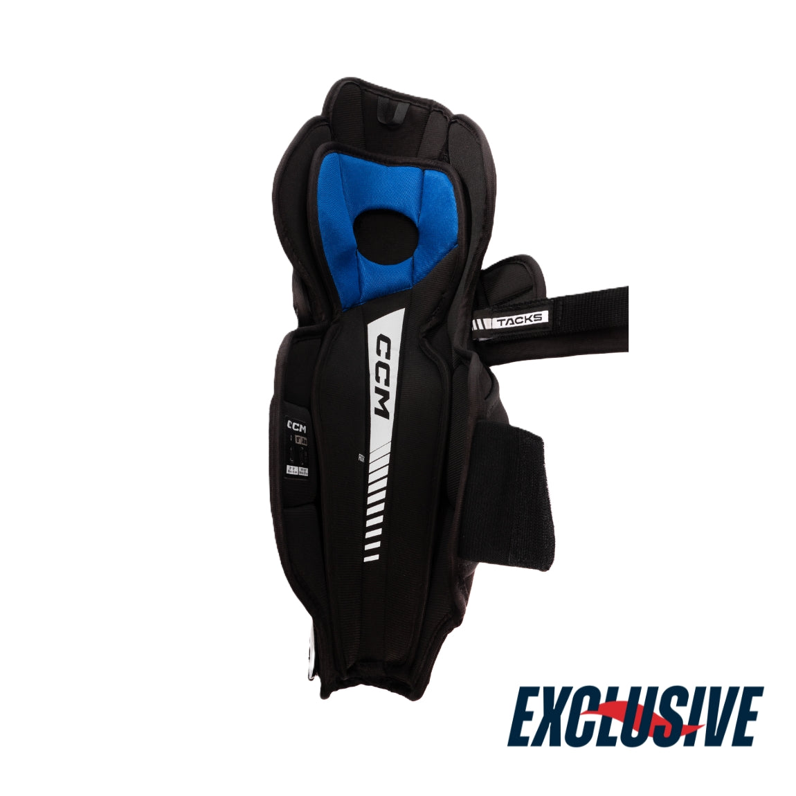 CCM Tacks Classic Shin Guards (2024) - Senior Hockey Leg Protection for Ice & Roller Hockey Players - Perfect for Games, Practices & Training Sessions