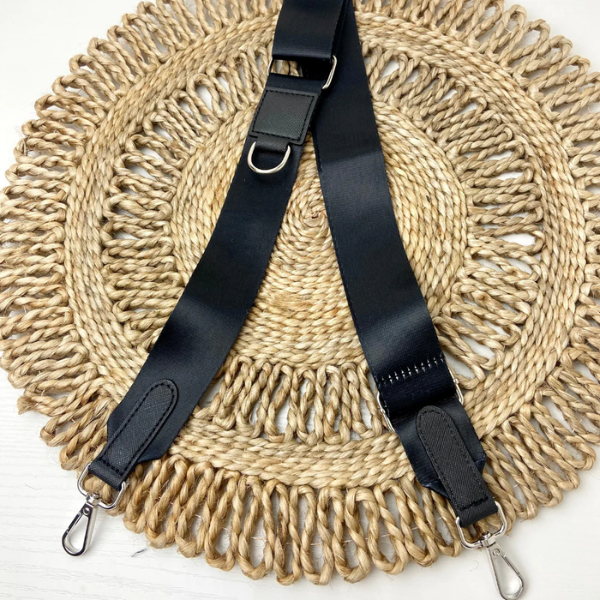 Premium Adjustable Dog Walking Bag Strap - Black - Durable & Comfortable for Daily Walks, Hiking & Outdoor Adventures