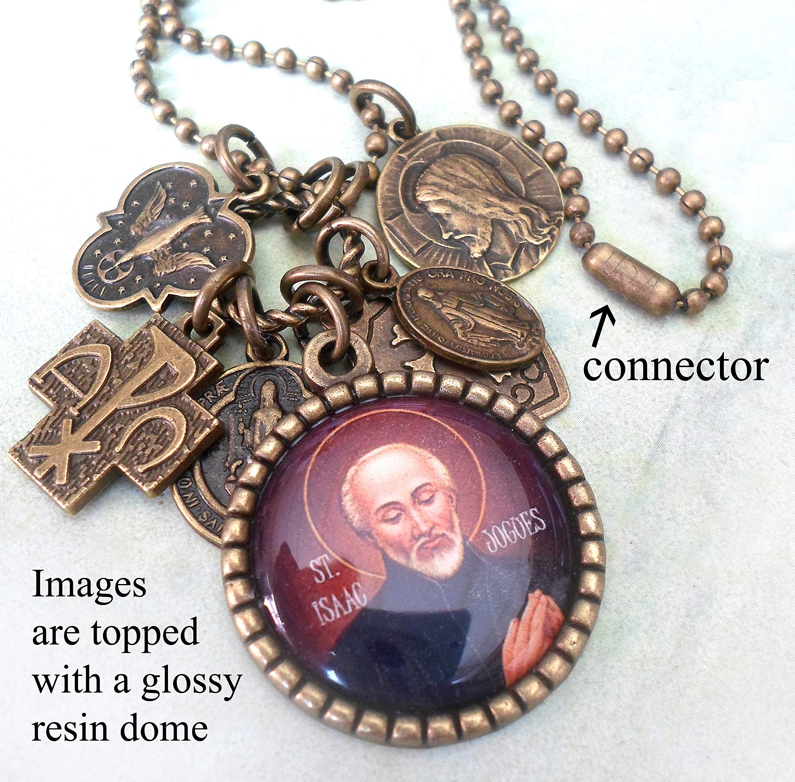 St. Leo The Great Keychain, Necklace & Clip - Catholic Patron Saint Jewelry for Confirmation Gifts - Perfect for Religious Occasions & Daily Faith Reminder