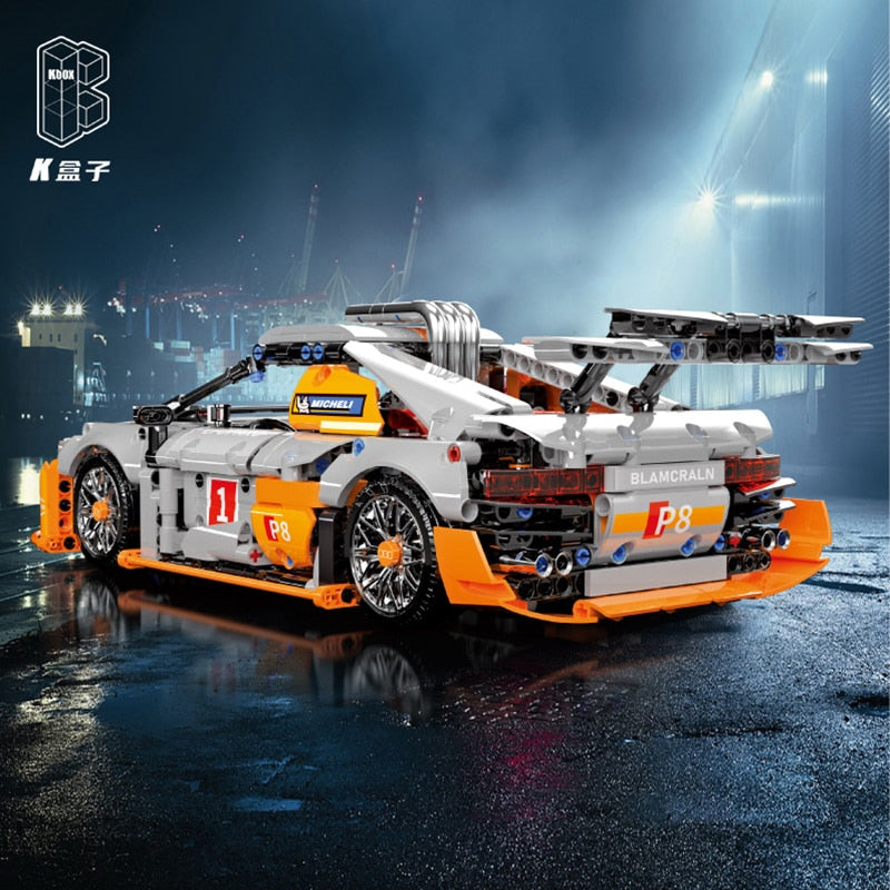 KBOX 10215 Audi R8 Sports Car Model - 1:18 Scale Diecast Collectible Toy for Adults & Kids - Perfect for Display, Gifts, and Car Enthusiast Collections