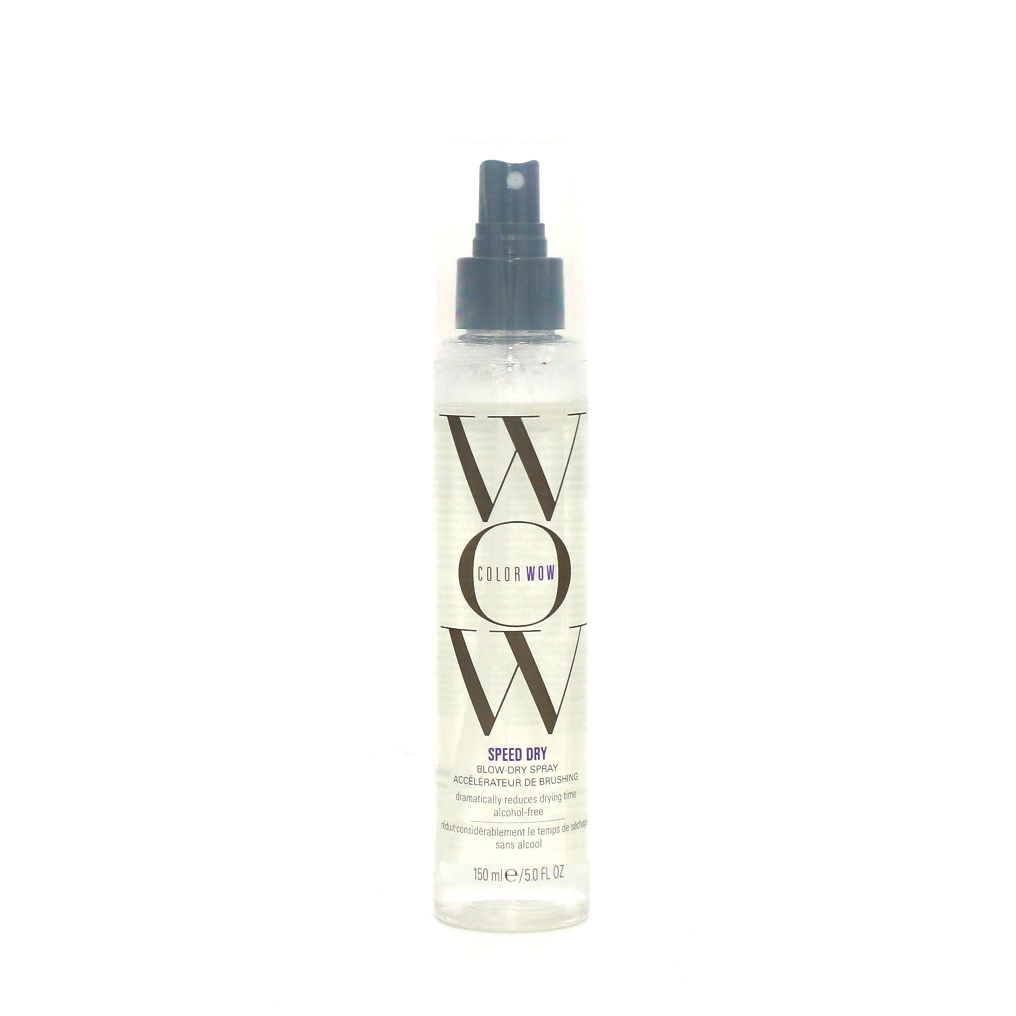 COLOR WOW Speed Dry Blow Dry Spray 5.0 oz - Fast Drying Hair Treatment for Frizz Control & Shine | Perfect for Salon Styling & Daily Hair Care