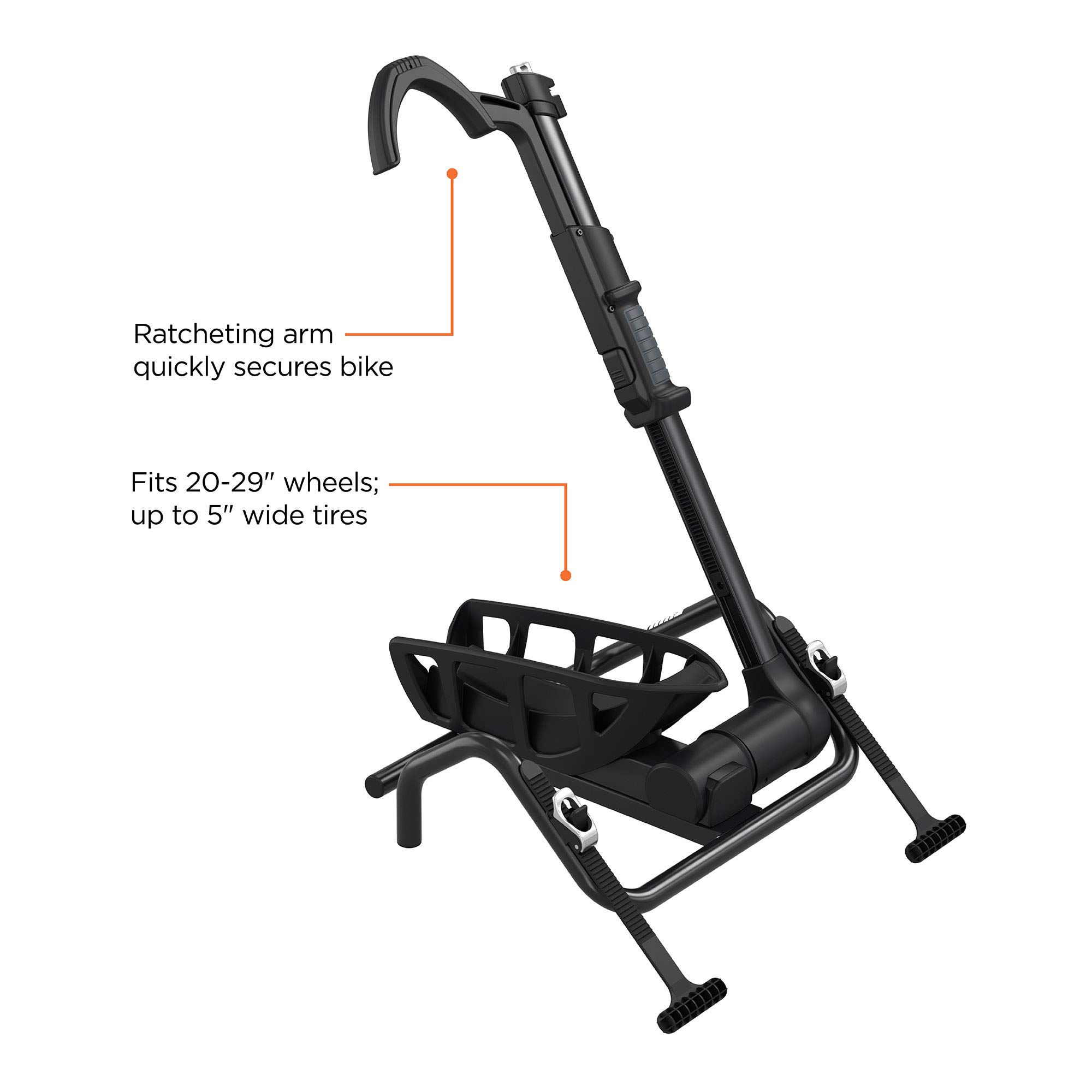 Thule Insta-Gater Pro Truck Bed Bike Rack - Heavy Duty Bicycle Carrier for Pickup Trucks | Secure Transport for Mountain, Road & Electric Bikes | Perfect for Camping, Off-Roading & Outdoor Adventures