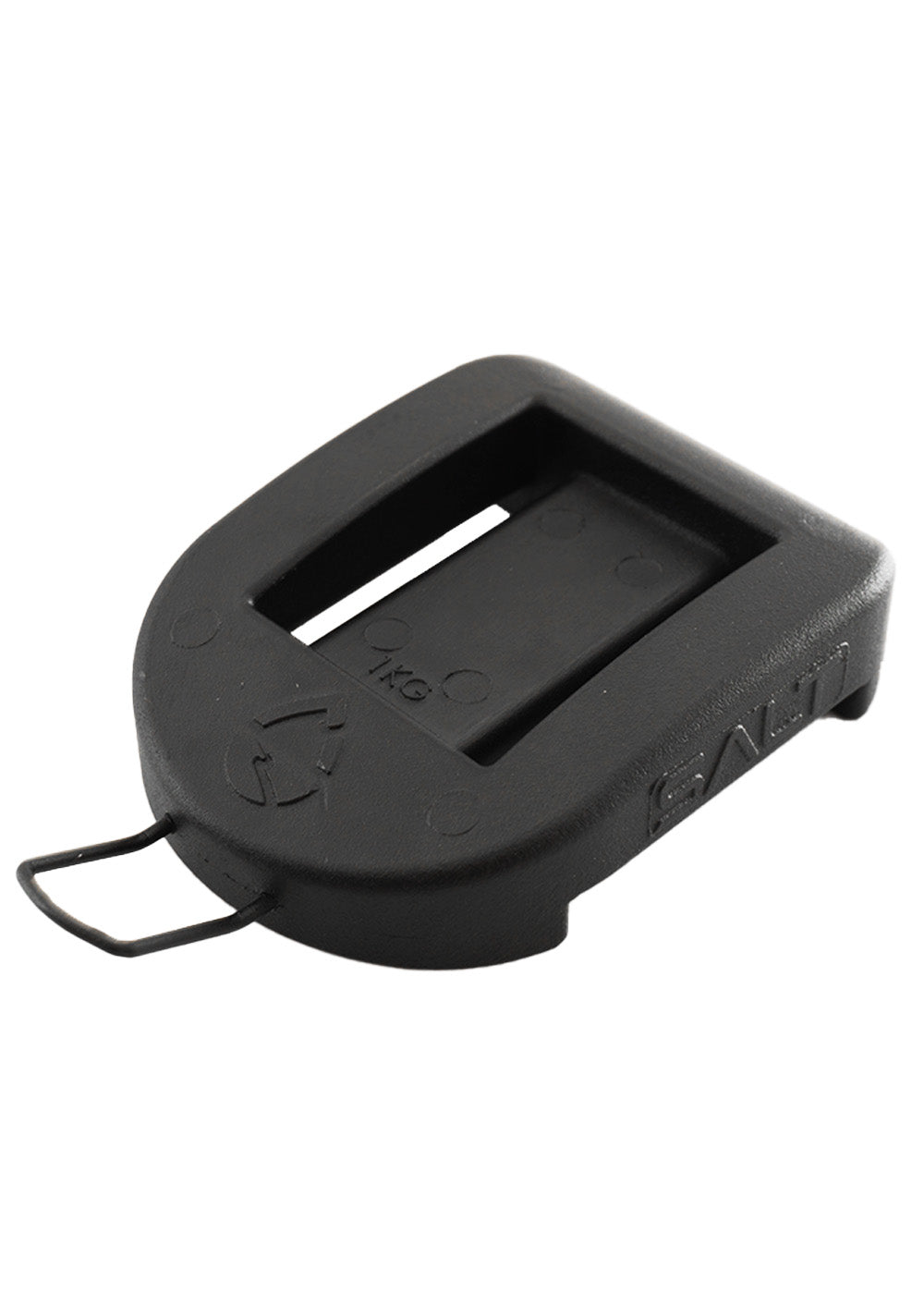 1000g Black SALT Belt Weight with D-Ring - Adjustable Weighted Belt for Strength Training, Fitness & CrossFit Workouts