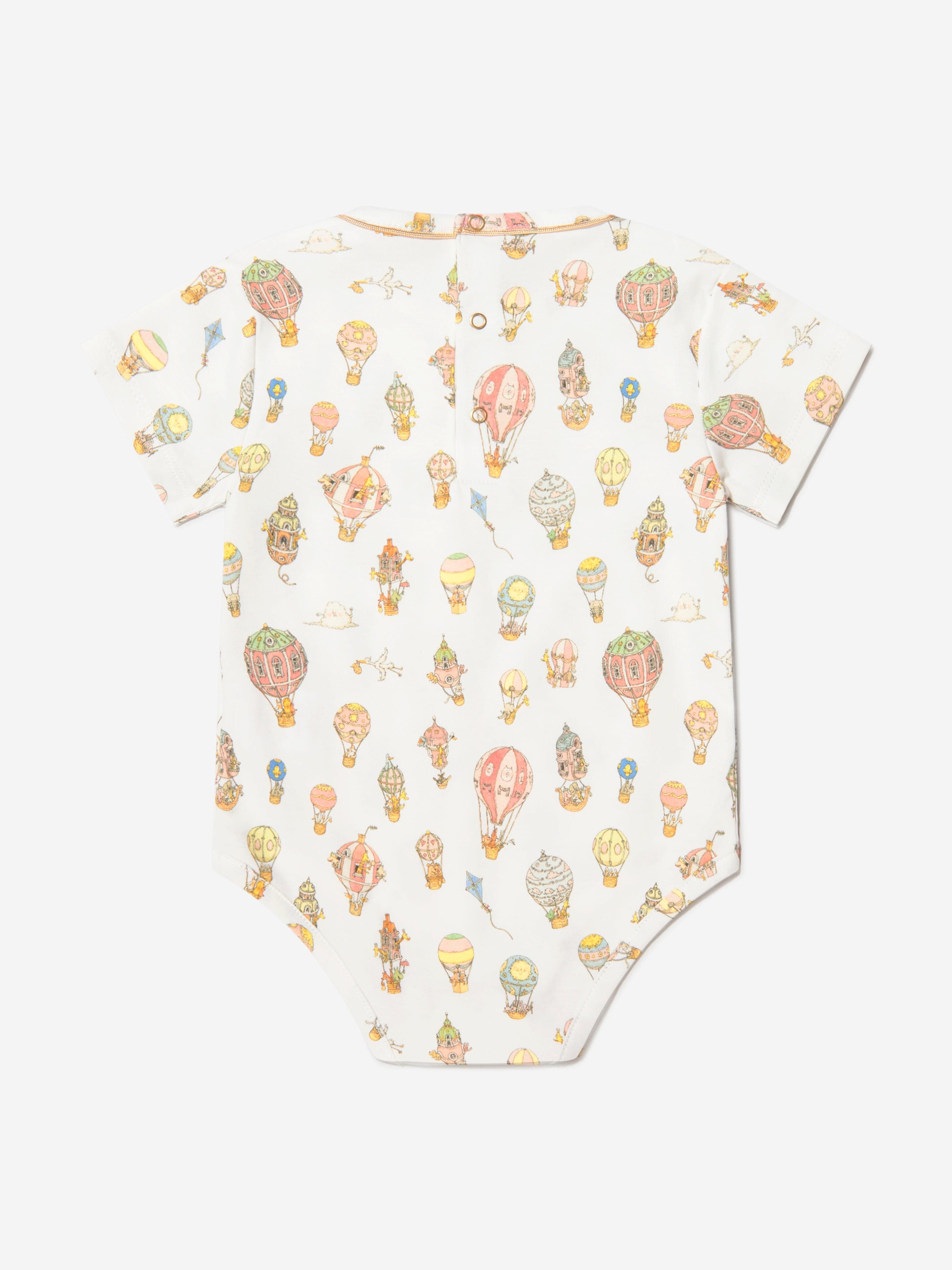 Atelier Choux Classic Balloons Baby Onesie - Soft Organic Cotton Bodysuit for Newborns & Infants | Perfect for Playtime, Photo Shoots & Everyday Comfort