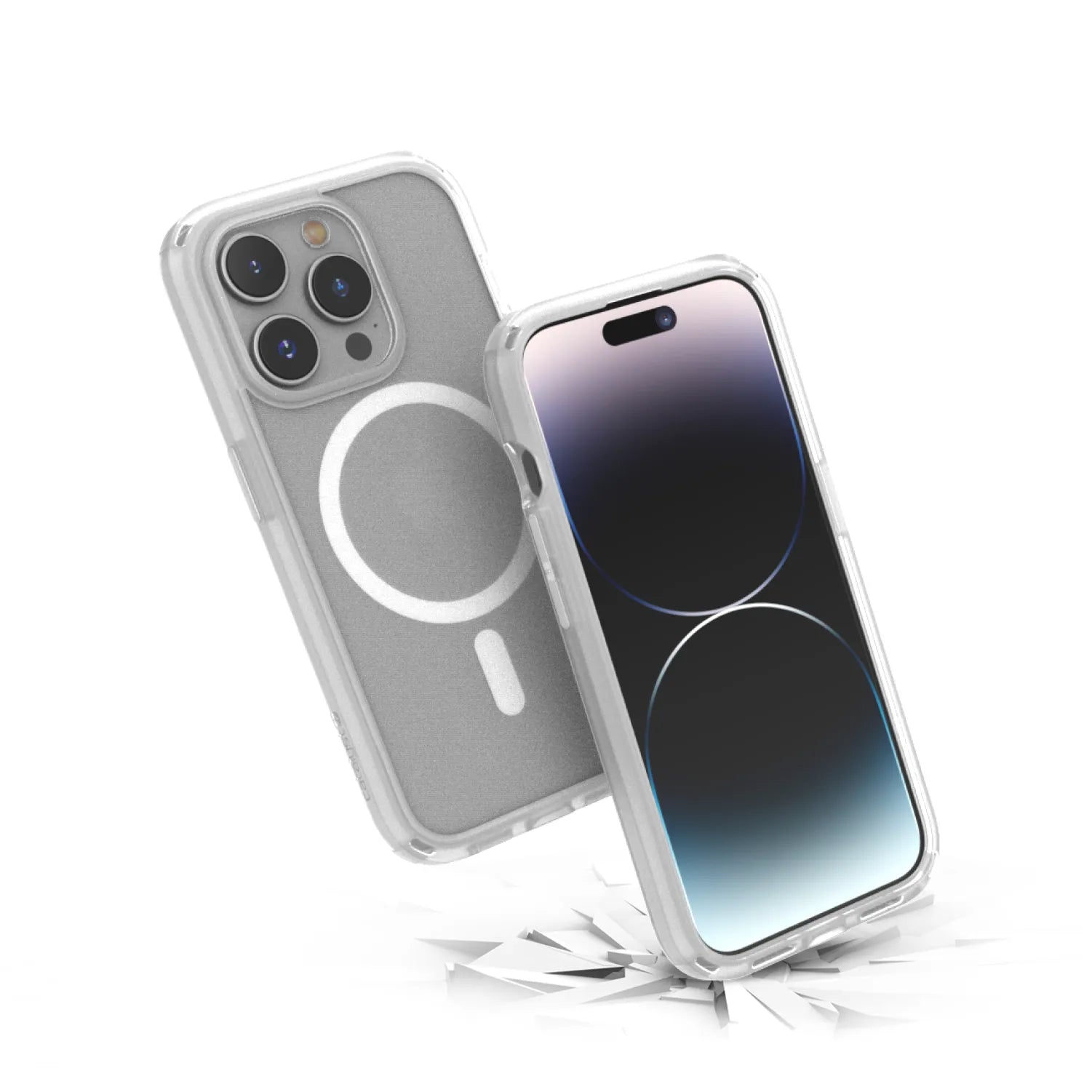 iPhone 15 Pro Protective Case with MagSafe Compatibility - Slim Shockproof Cover for Everyday Use & Travel