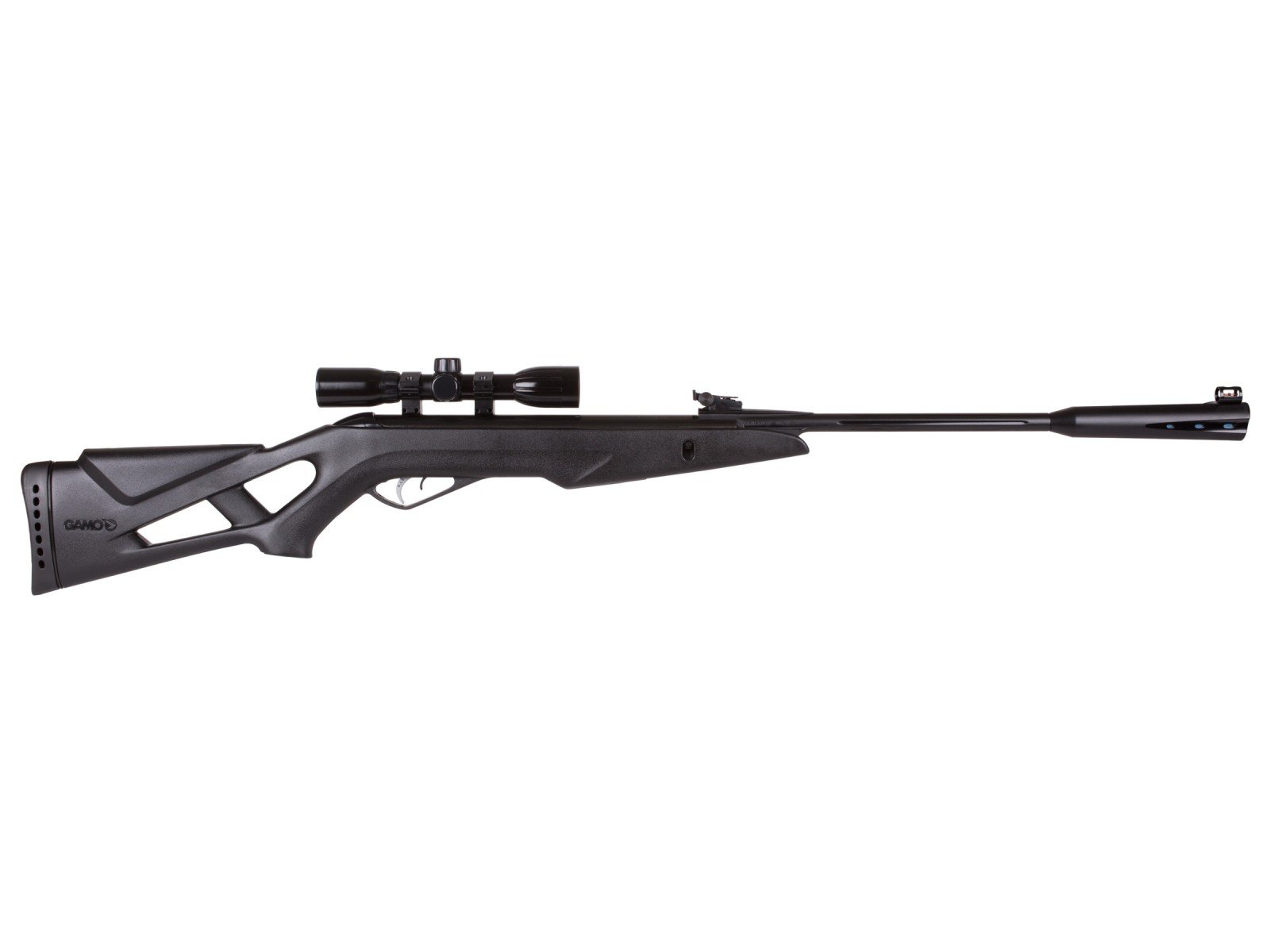 Gamo Silent Cat .177 Caliber Breakbarrel Pellet Air Rifle with 4x32 Scope - Quiet Hunting & Pest Control Airgun for Small Game and Target Shooting