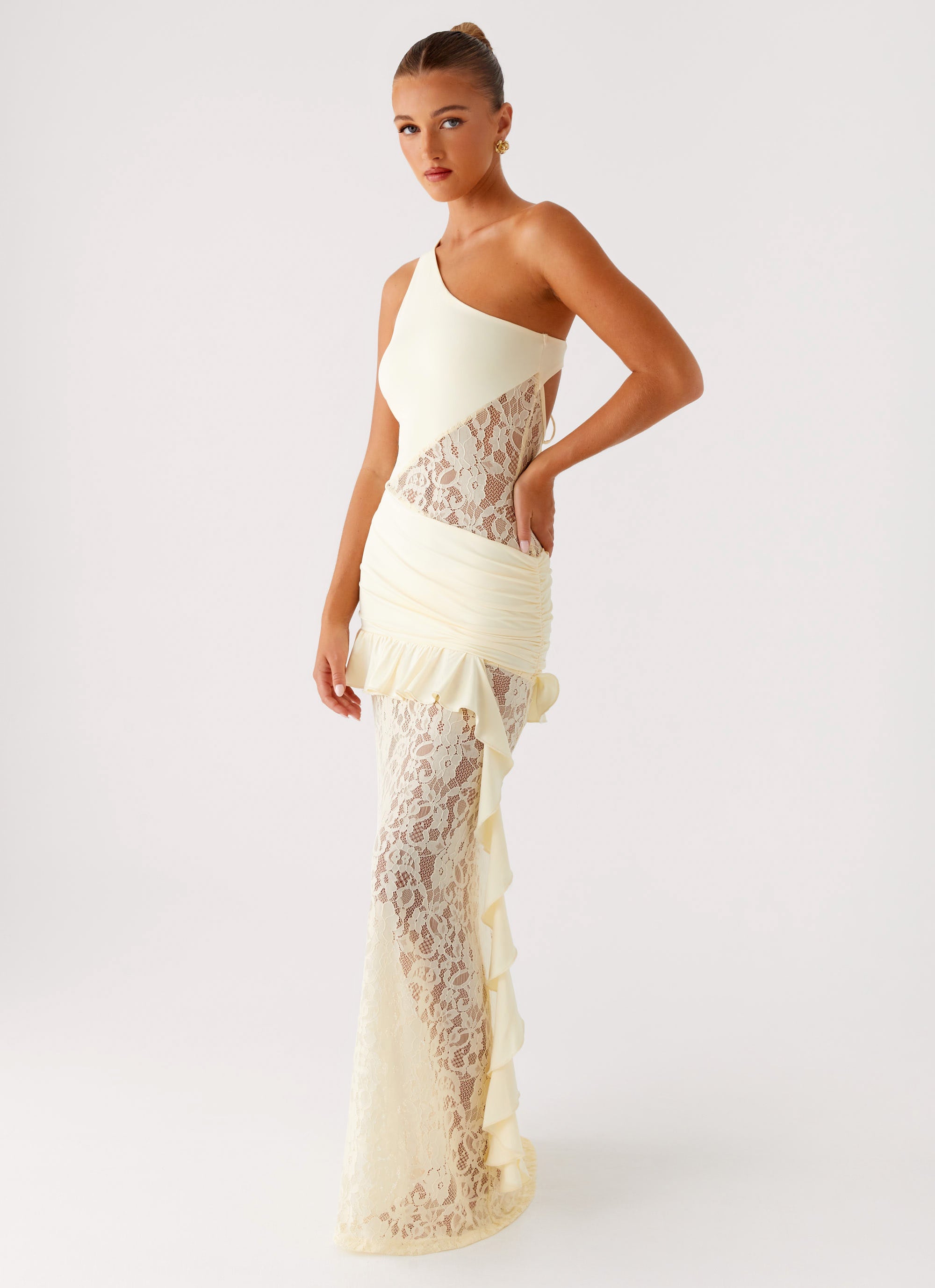 Benita Maxi Dress for Women - Flowy Long Summer Dress in Yellow | Beach, Vacation & Casual Wear