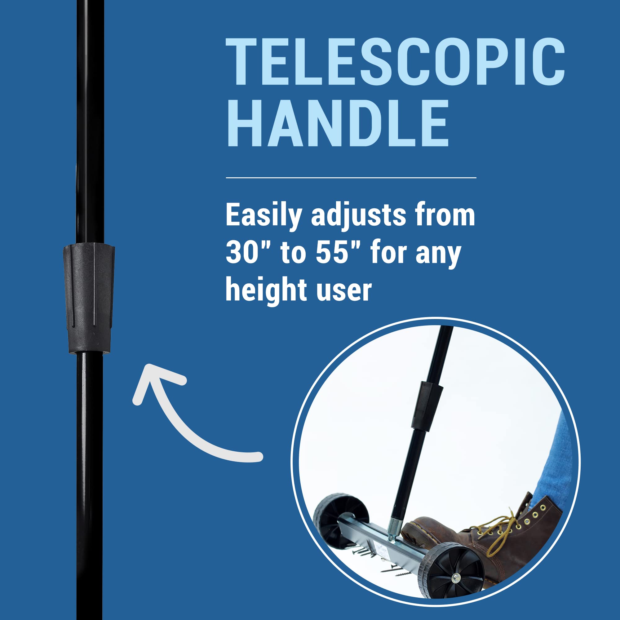 Quick-Release 2-in-1 Magnetic Sweeper Kit - 14