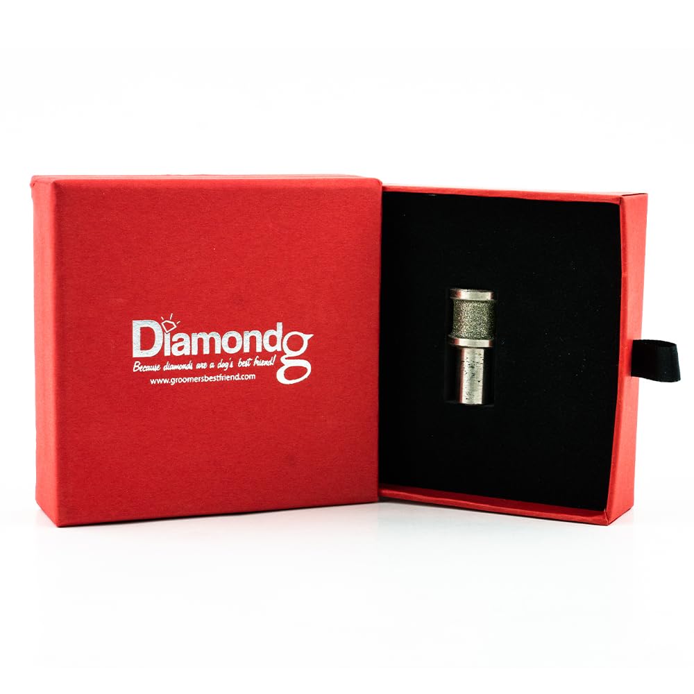 Professional Diamond Nail Grinder Bit for Dogs - Painless Pet Nail Trimmer with Cool Touch Technology (Pack of 1, Large Size) - Safe & Effective for Grooming Dogs, Cats & Small Pets at Home or Salon