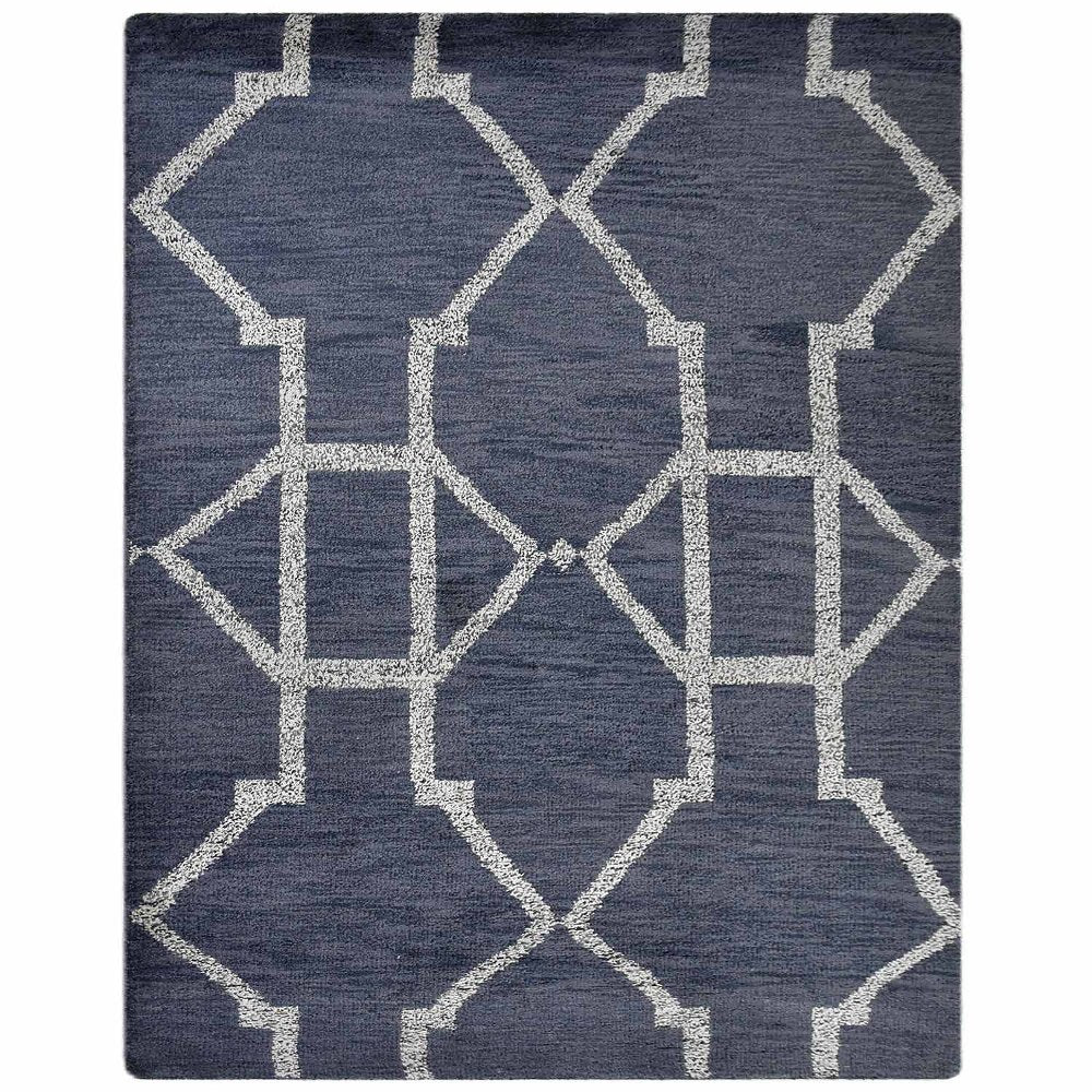 Hand Knotted Wool Rug - Traditional Interwoven Design for Living Room, Bedroom & Home Decor | Durable & Soft Area Rug for Cozy Spaces