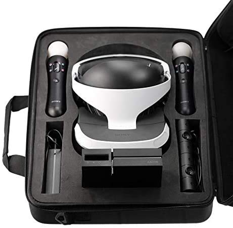 Navitech PSVR Headset and Accessories Carrying Case - Protective Storage Organizer for PlayStation VR (PSVR) - Perfect for Travel, Gaming Events & Home Organization