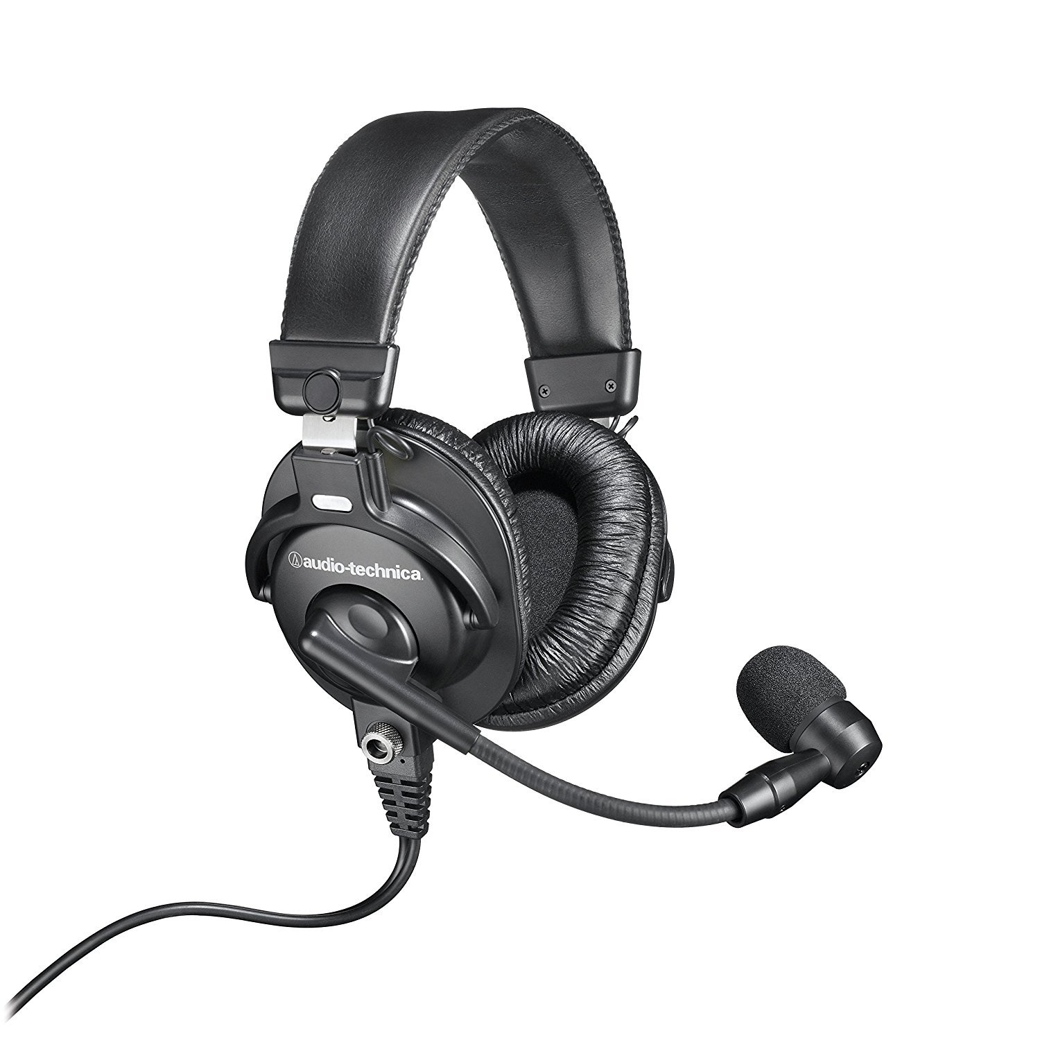 Audio-Technica BPHS1 Professional Broadcast Stereo Headset with Dynamic Boom Microphone & Headphone Amplifier Bundle - Perfect for Podcasting, Gaming, and Studio Recording