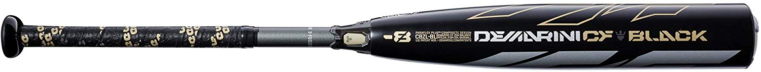 DeMarini 2019 CF Black Senior League Baseball Bat - 2 3/4