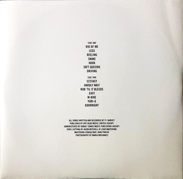 PJ Harvey 4 Track Demos LP Vinyl Record Album - Limited Edition 180 Gram Reissue Mint Condition - Perfect for Vinyl Collectors & Music Enthusiasts