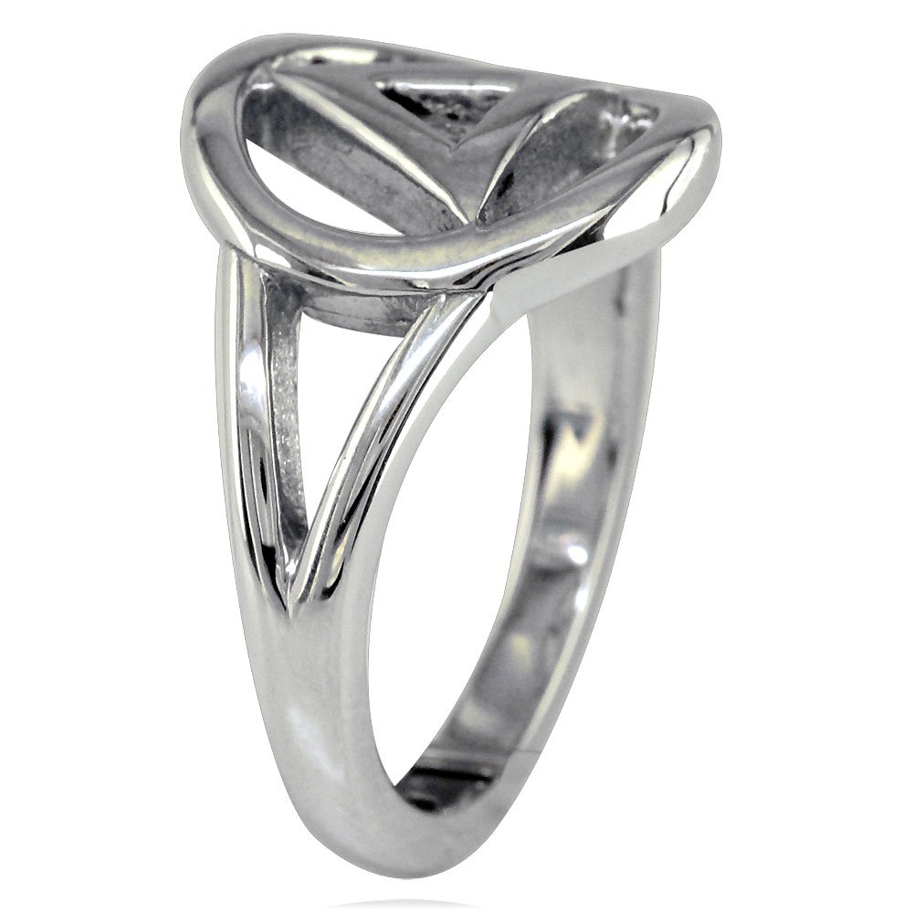 Sterling Silver Sobriety Ring for Men & Women - AA Alcoholics Anonymous Recovery Jewelry - Perfect for 12-Step Meetings & Celebrating Milestones