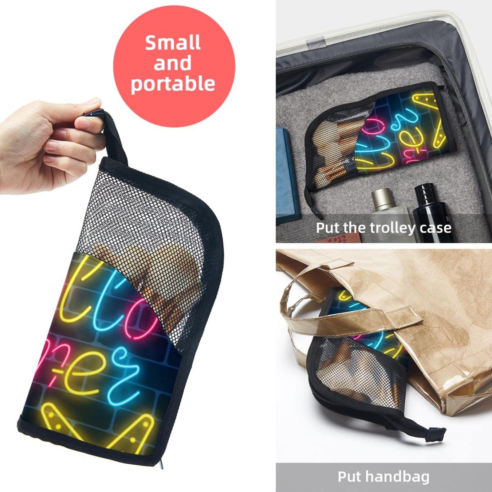 12-Piece Makeup Brush Organizer Bag with Pouch - Portable Travel Cosmetic Brush Holder Case for Professional & Home Use - Perfect for Summer Travel & Daily Makeup Storage