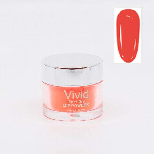 Premium Dip Powder Colors for Nails - 1oz (Tangy Mandarin #56) - Perfect for DIY Manicures, Salon Nails & Professional Nail Art