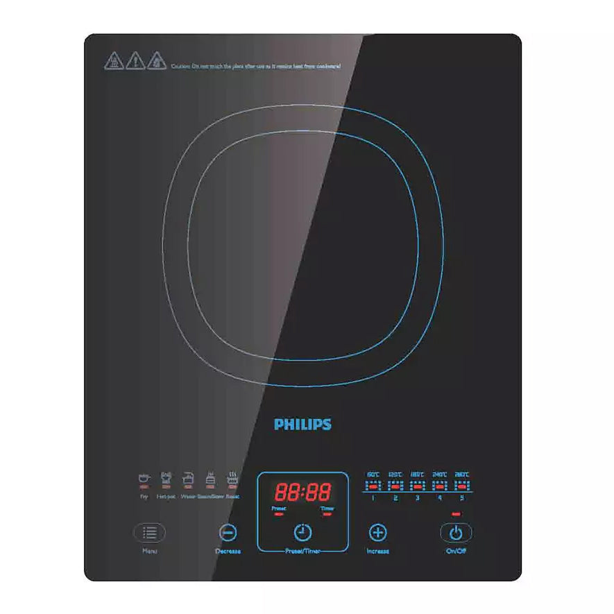 HD4911 Induction Cooktop - Fast, Energy Efficient & Safe Electric Stove for Home Kitchen | Perfect for Boiling, Frying & Simmering