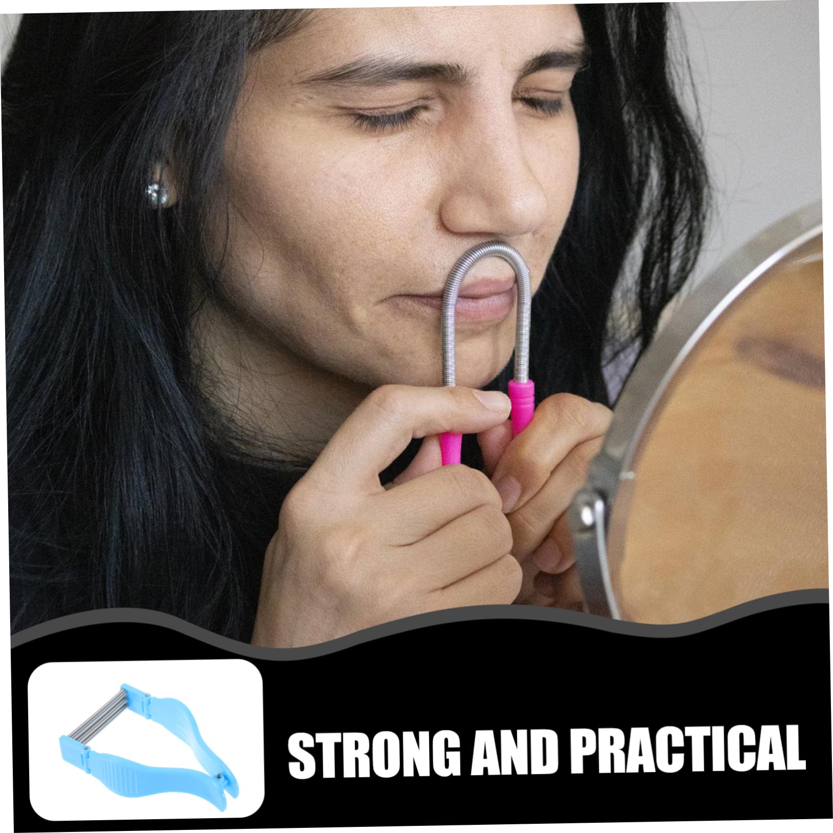 Best Facial Hair Removal Tool for Women - Upper Lip & Face Hair Remover | Painless Epilator for Smooth Skin | Perfect for Home Use & Travel