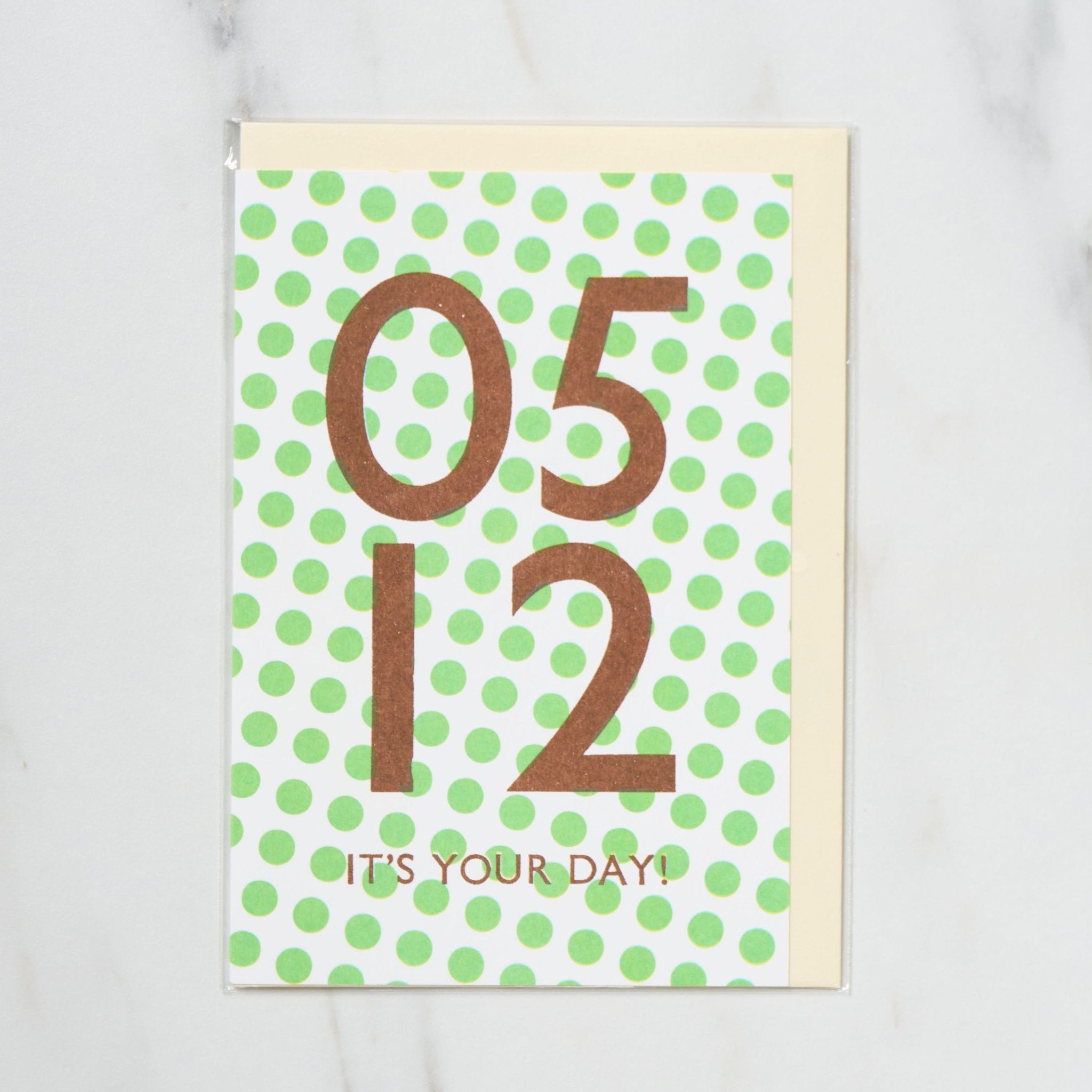 365 Find Your Day Card MAY - Letterpress Letters for Birthdays, Anniversaries & Special Occasions | Unique Greeting Card Gift Idea