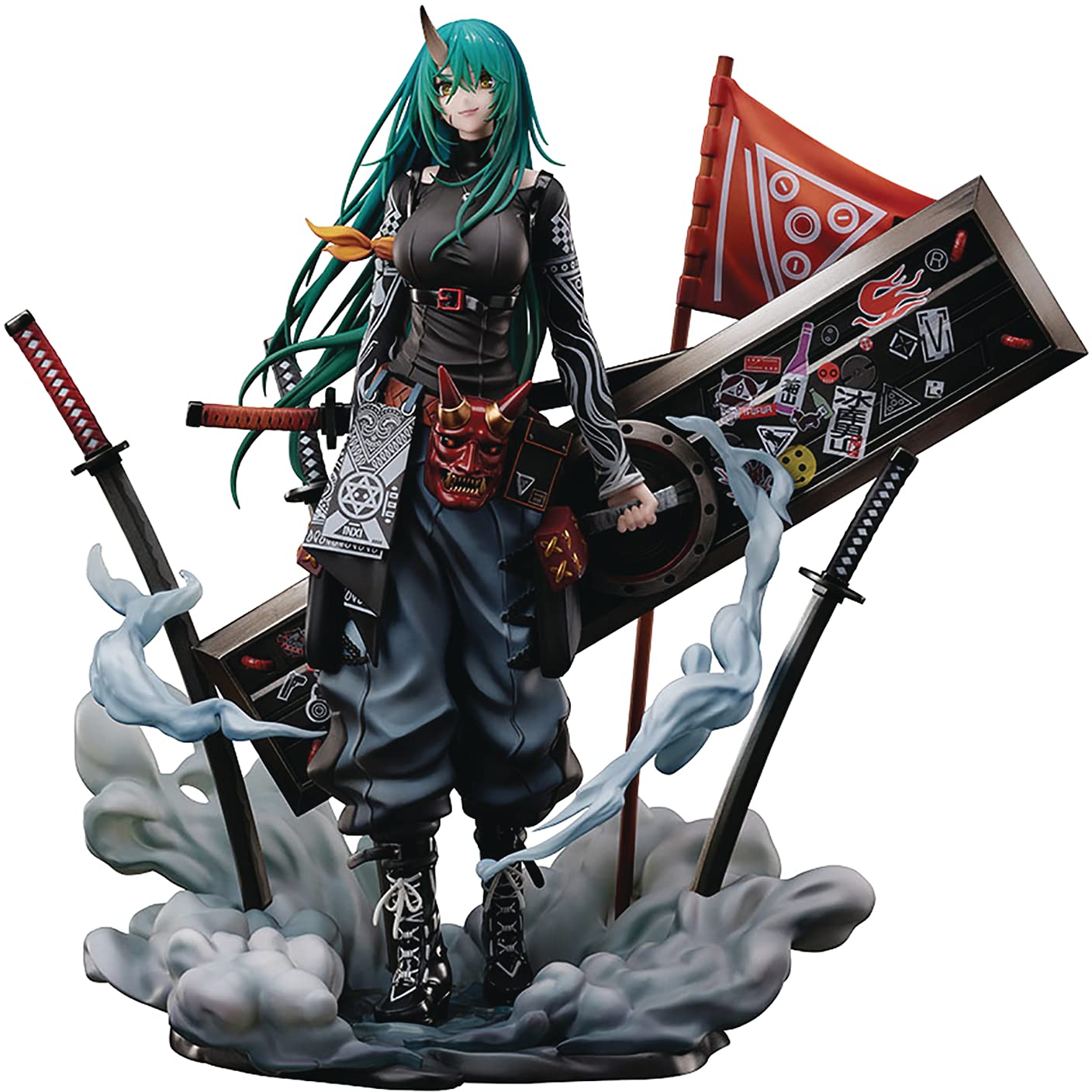 Arknights: Hosiguma (Hunting Ronin Version) 1/7 Scale PVC Figure - Anime Collectible for Display & Gaming Fans | Perfect for Home Decor, Office Display & Anime Conventions
