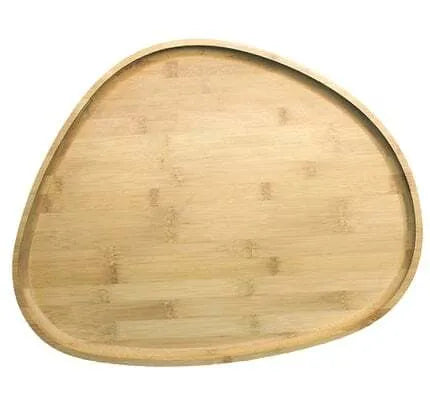 Premium Yayoi Bamboo Serving Tray - Natural Eco-Friendly Wooden Platter for Breakfast, Snacks & Charcuterie | Perfect for Dining, Entertaining & Home Decor