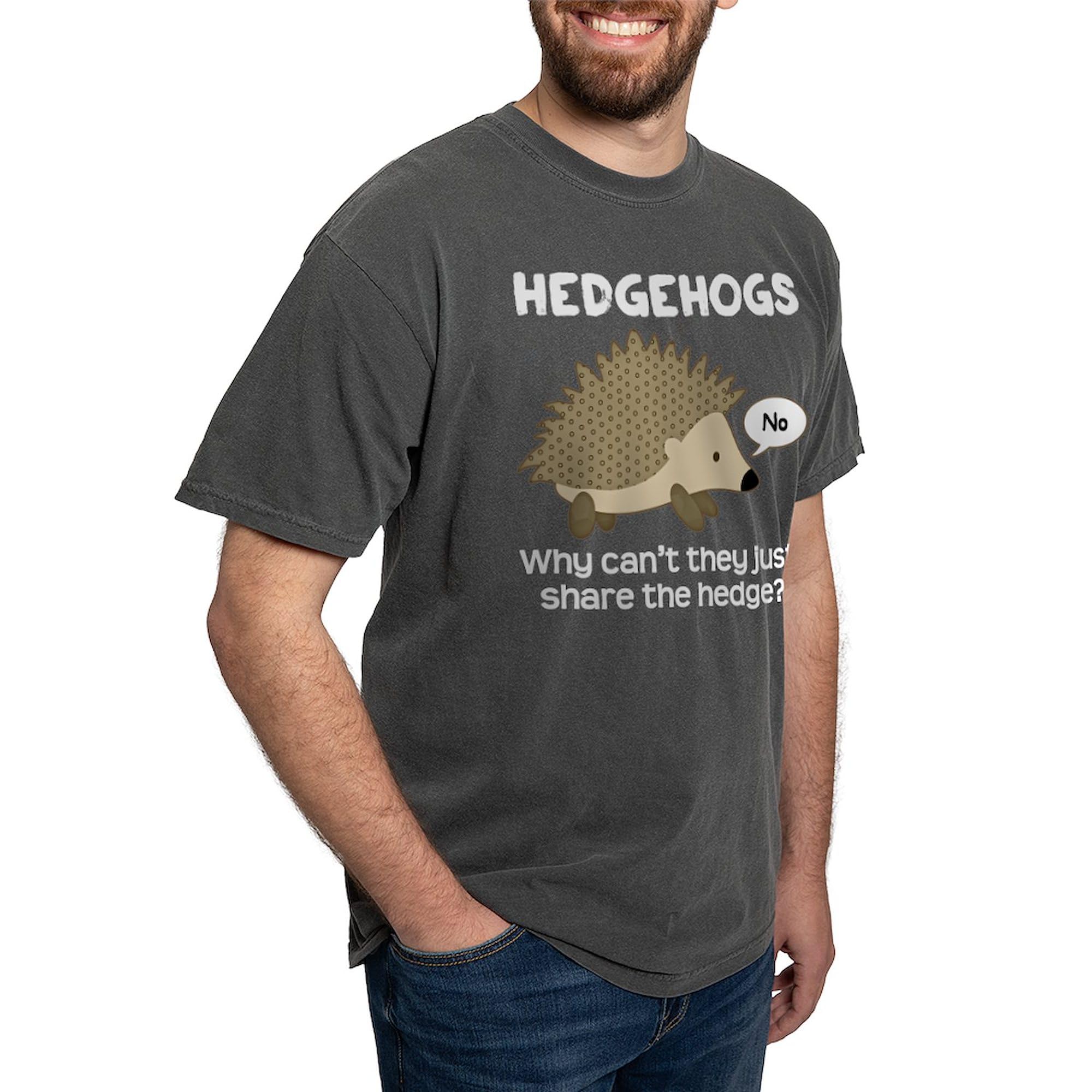 Funny Hedgehog Pun T-Shirt for Men - Soft Comfort Colors Cotton Tee - Perfect for Casual Wear, Gifts & Animal Lovers