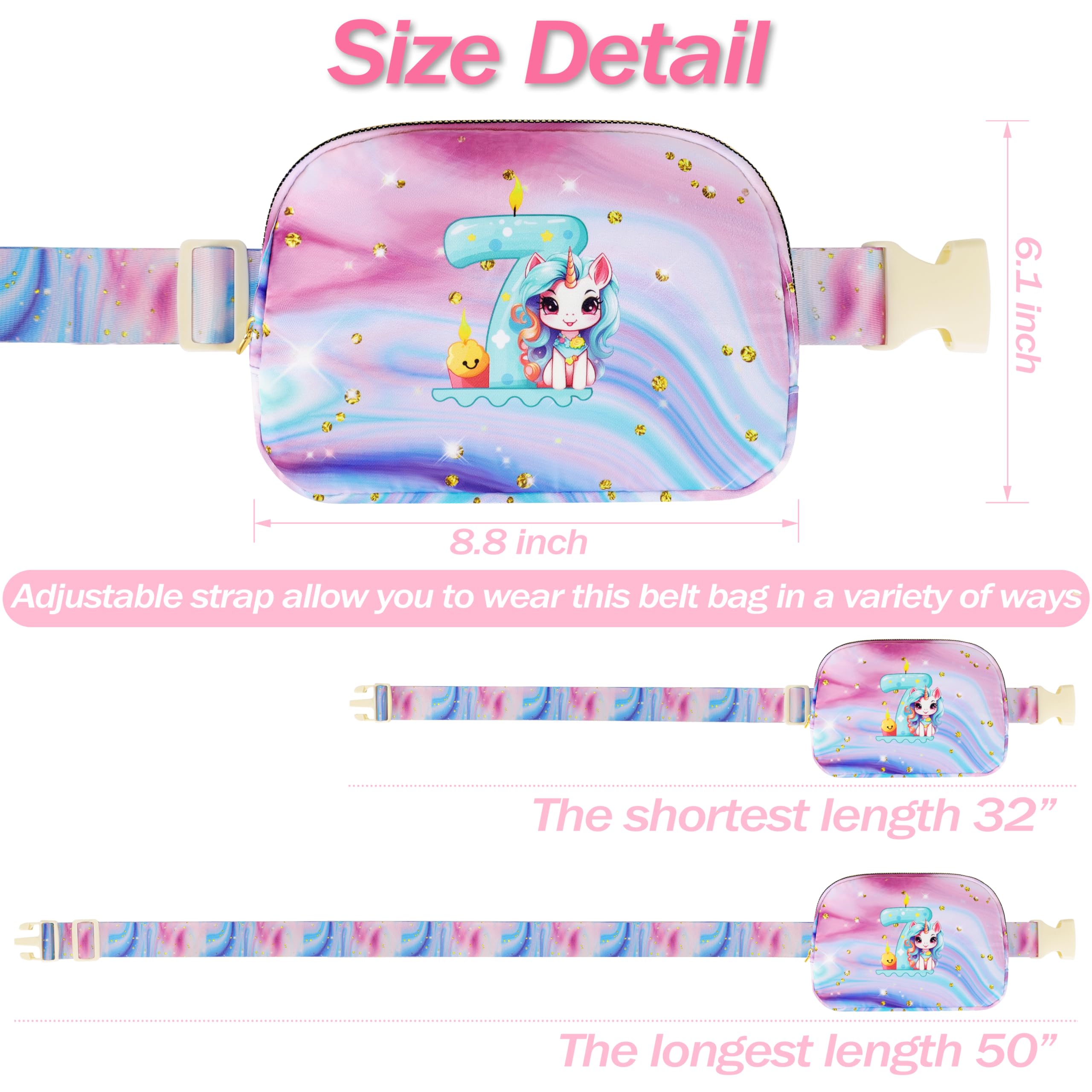 **Best 7th Birthday Gifts for Girls - Unicorn-Themed Gift Set for Daughter, Granddaughter, Sister & Niece | Perfect for Parties, Special Occasions & Surprise Presents**