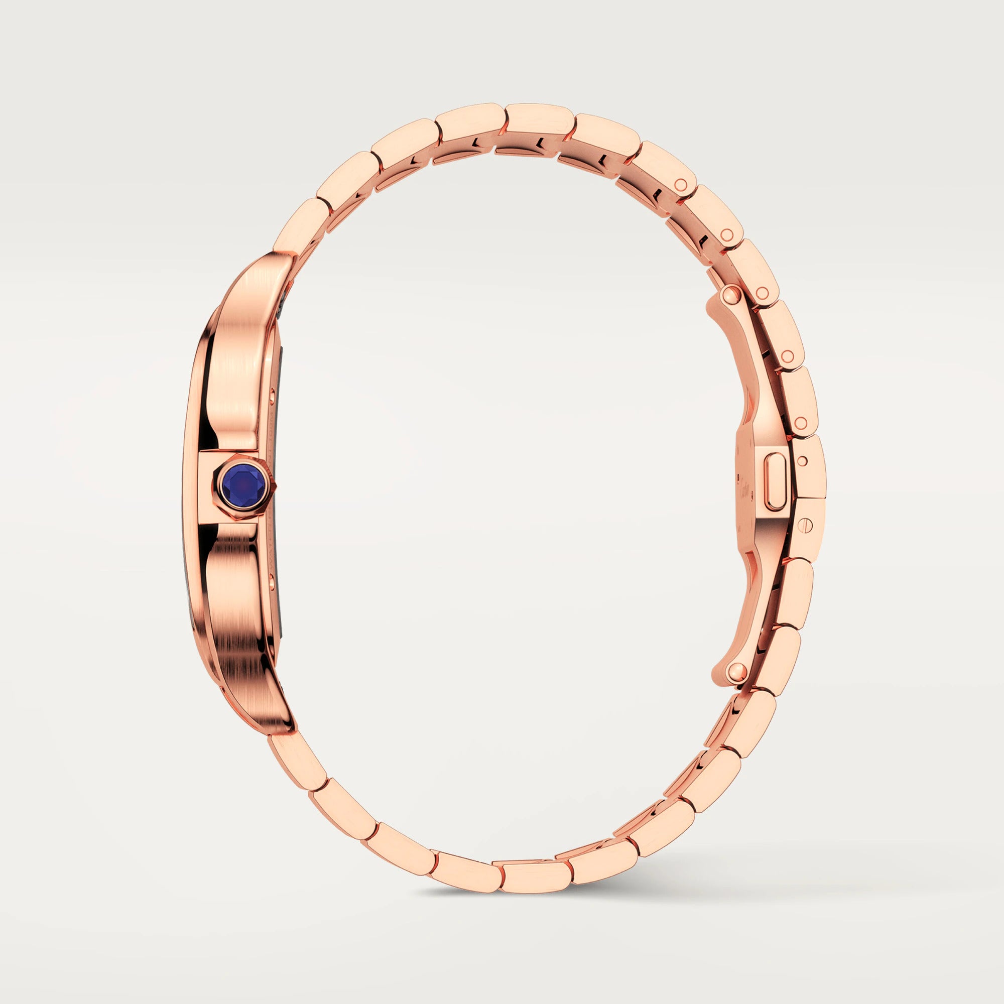 Cartier Santos 18K Rose Gold Men's Luxury Watch - Elegant Dress Watch for Business, Formal Events & Special Occasions
