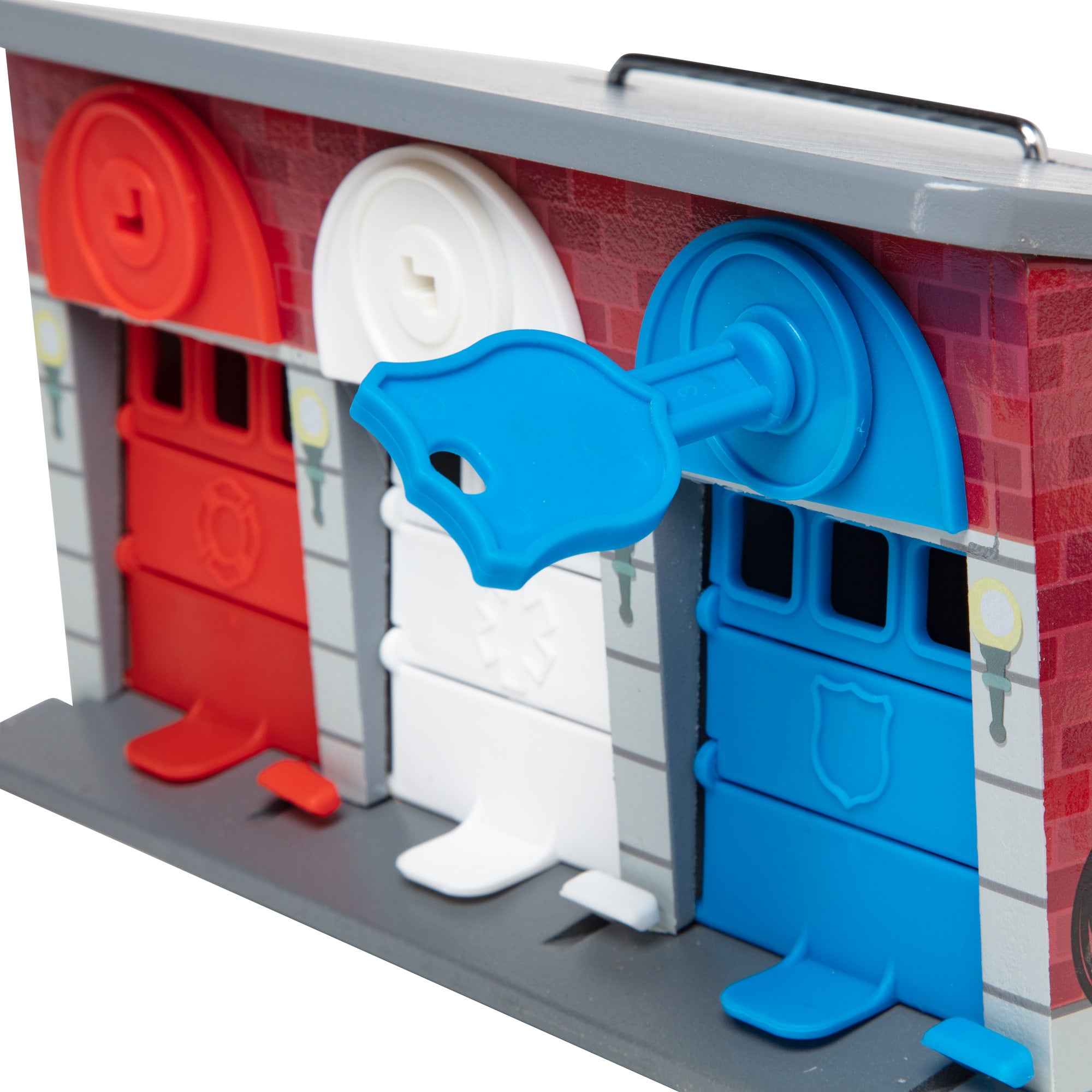 Keys & Cars Rescue Garage Playset - Interactive Toy Garage with Vehicles & Keys for Kids - Perfect for Pretend Play & Early Learning