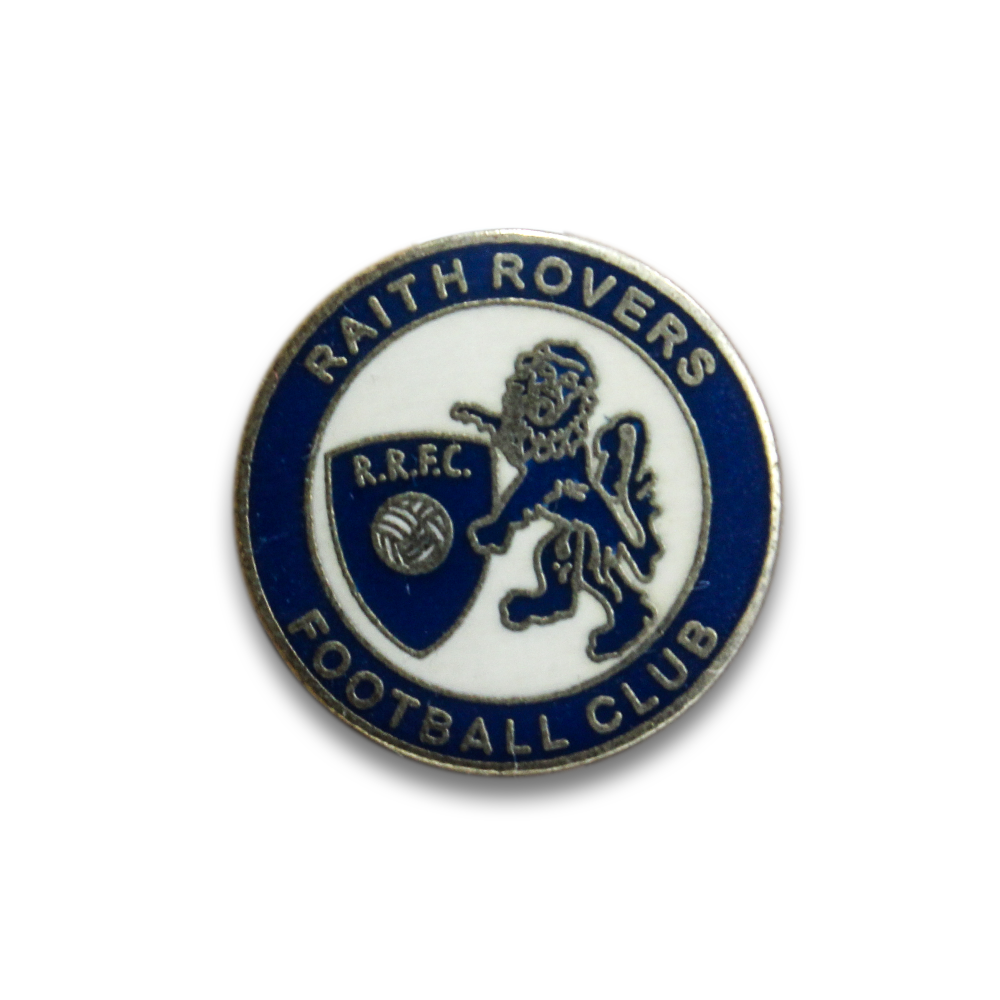 Raith Rovers FC Vintage Enamel Pin Badge - Collectible Soccer Memorabilia for Fans and Supporters - Perfect for Jerseys, Hats, and Backpacks