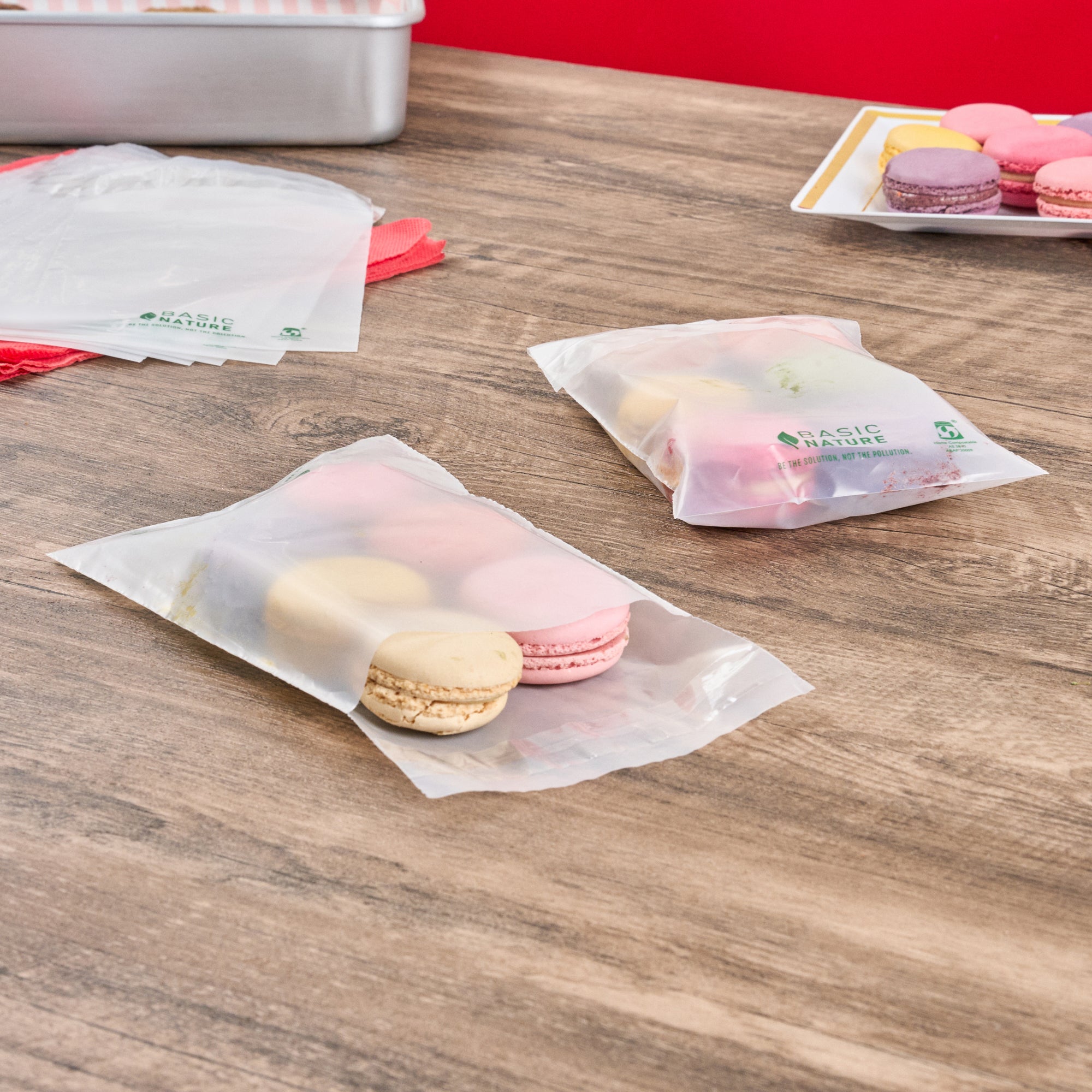 Eco-Friendly Translucent PLA/PBAT Self-Sealing Compostable Bags - 6