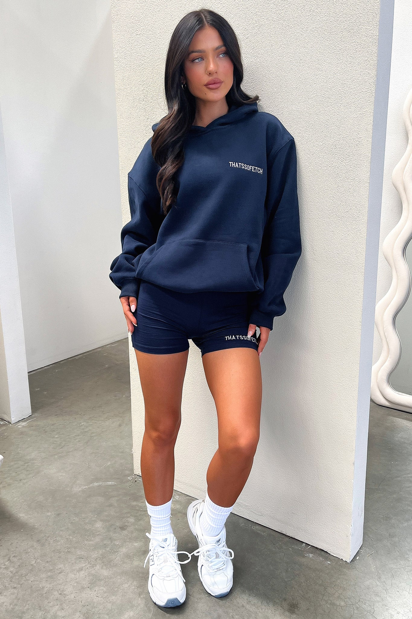 Jaska Hoodie for Men & Women - Soft Fleece Pullover with Kangaroo Pocket, Navy Blue - Perfect for Casual Wear, Outdoor Activities & Lounge Comfort