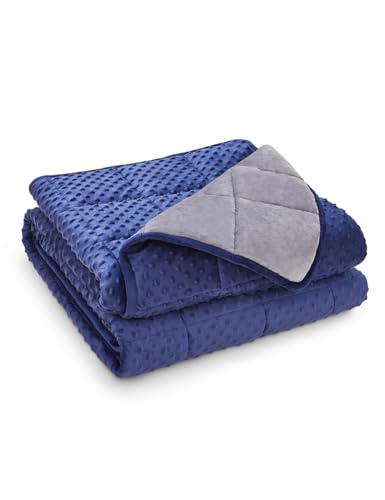 Grey/Navy Minky