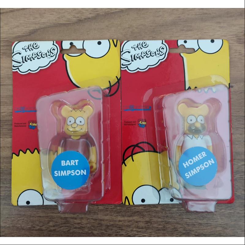 Limited Edition Be@rbrick THE SIMPSONS 1st Generation 100% Collectible Figure Set - Perfect for Anime Fans, Home Decor & Gift Giving