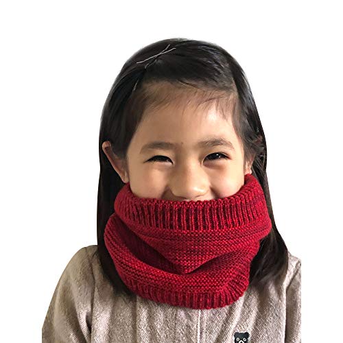 Kids Knit Heather Maroon