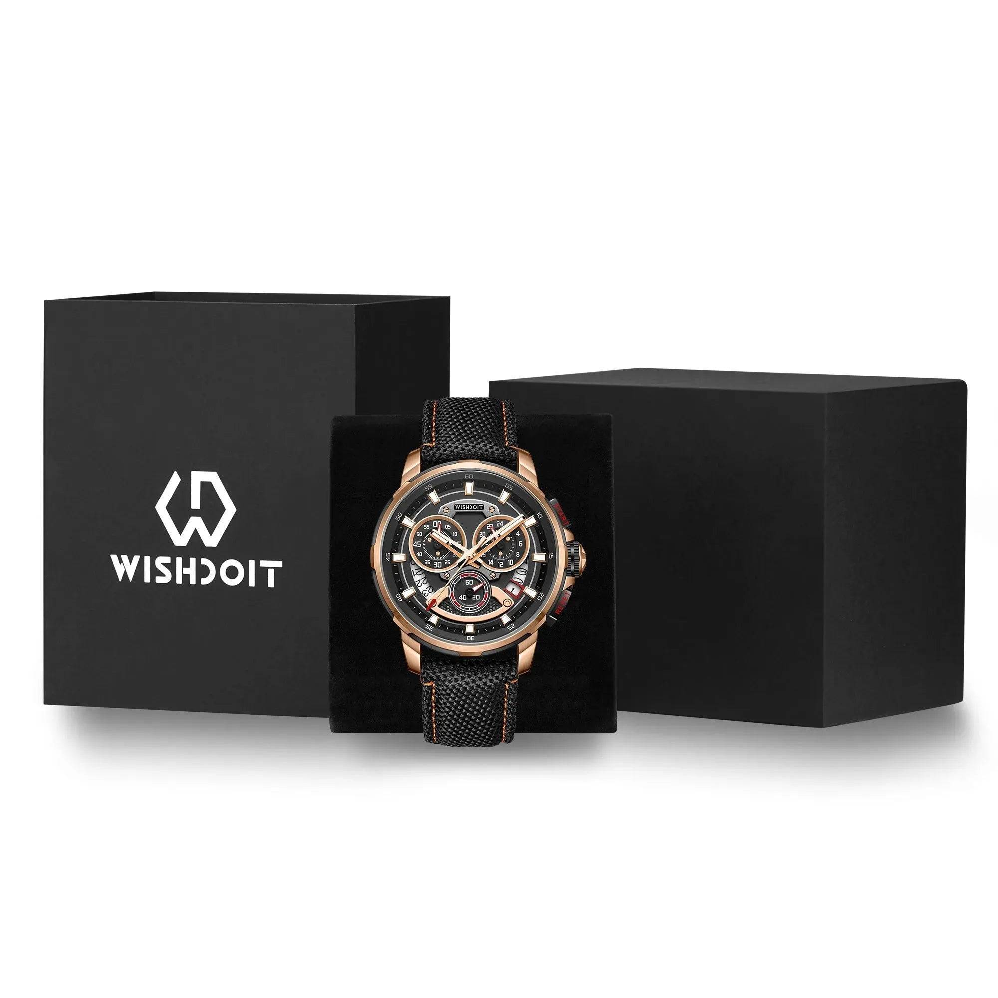 RACING GT40 Men's Chronograph Watch with Central Chronograph Hand - Perfect for Motorsports Enthusiasts & Racing Events