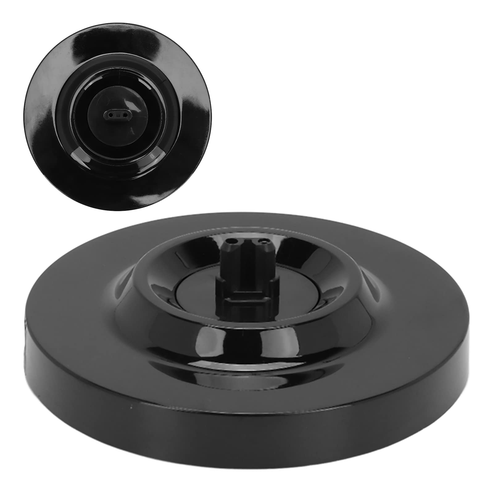 Universal Electric Shaver Charging Stand - Round Deep Groove Charger Base for Men's Shavers (Black) | Perfect for Travel & Home Bathroom Countertop Organization