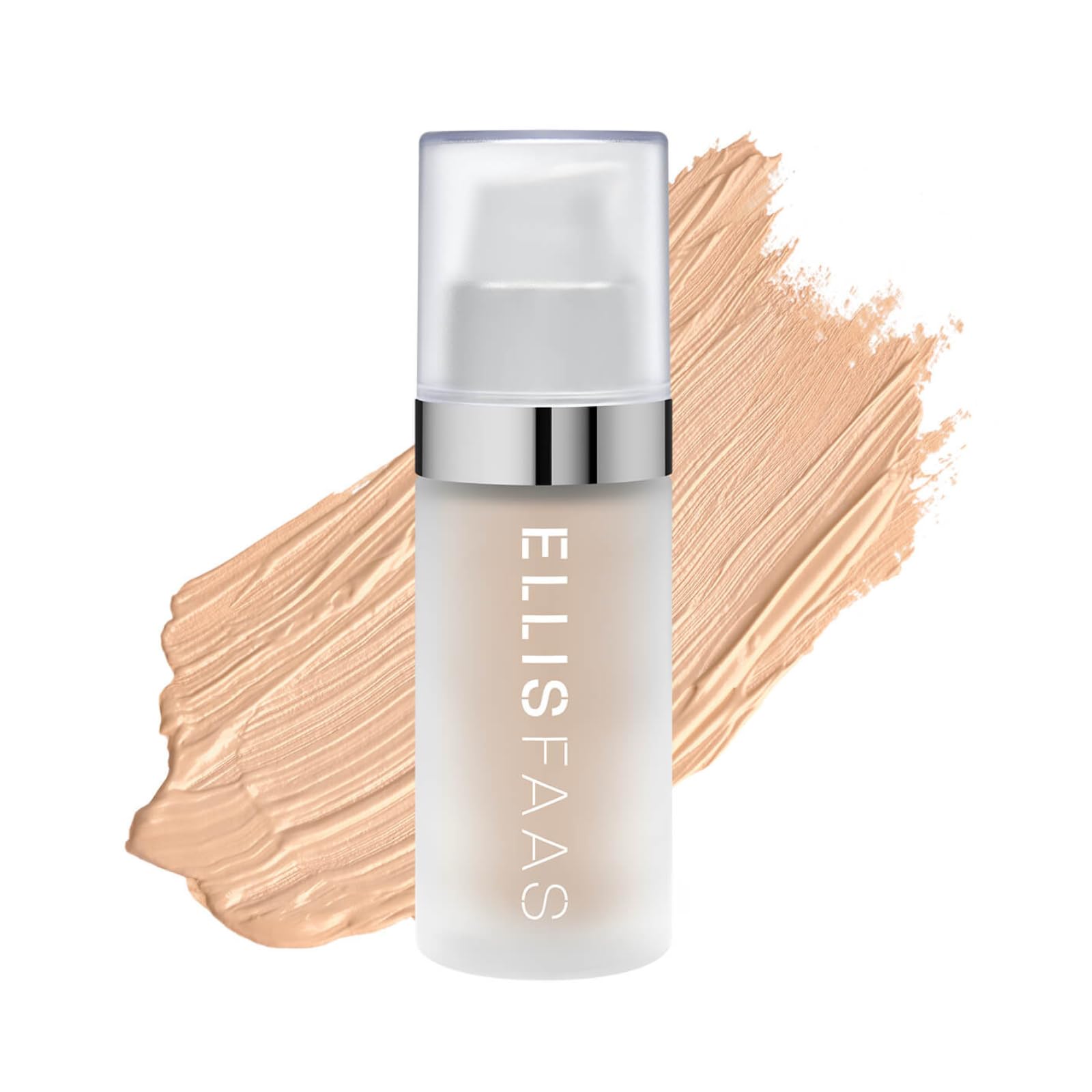 Ellis Faas Skin Veil Foundation Bottle - Shade 101 Light/Fair - Flawless Full Coverage Makeup for Daily Wear & Special Occasions