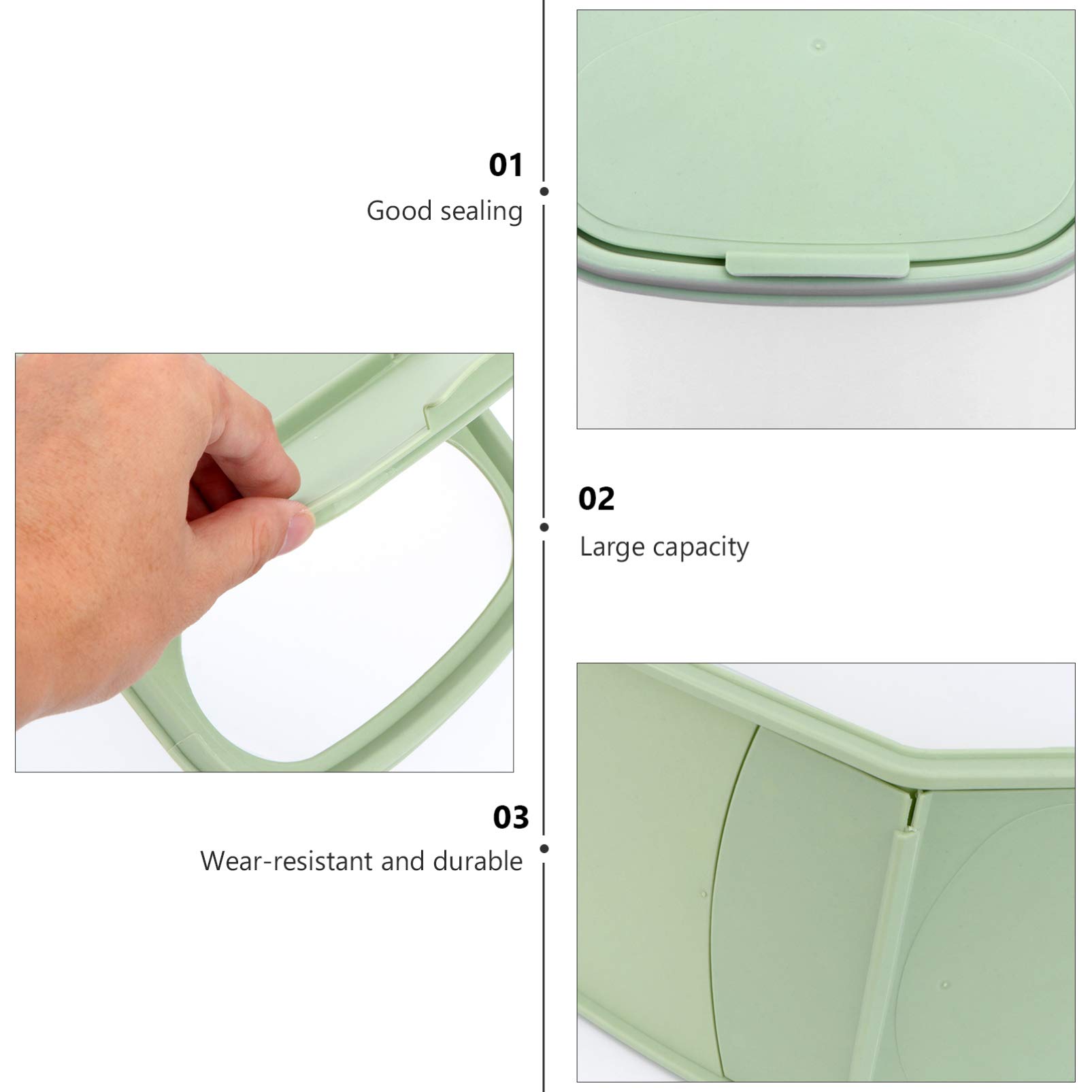 Large Airtight Rice Storage Bin & Cereal Container - 10L Food Storage Dispenser for Flour, Sugar, Baking Supplies - BPA-Free Kitchen Pantry Organizer (Green) | Perfect for Meal Prep & Bulk Food Storage