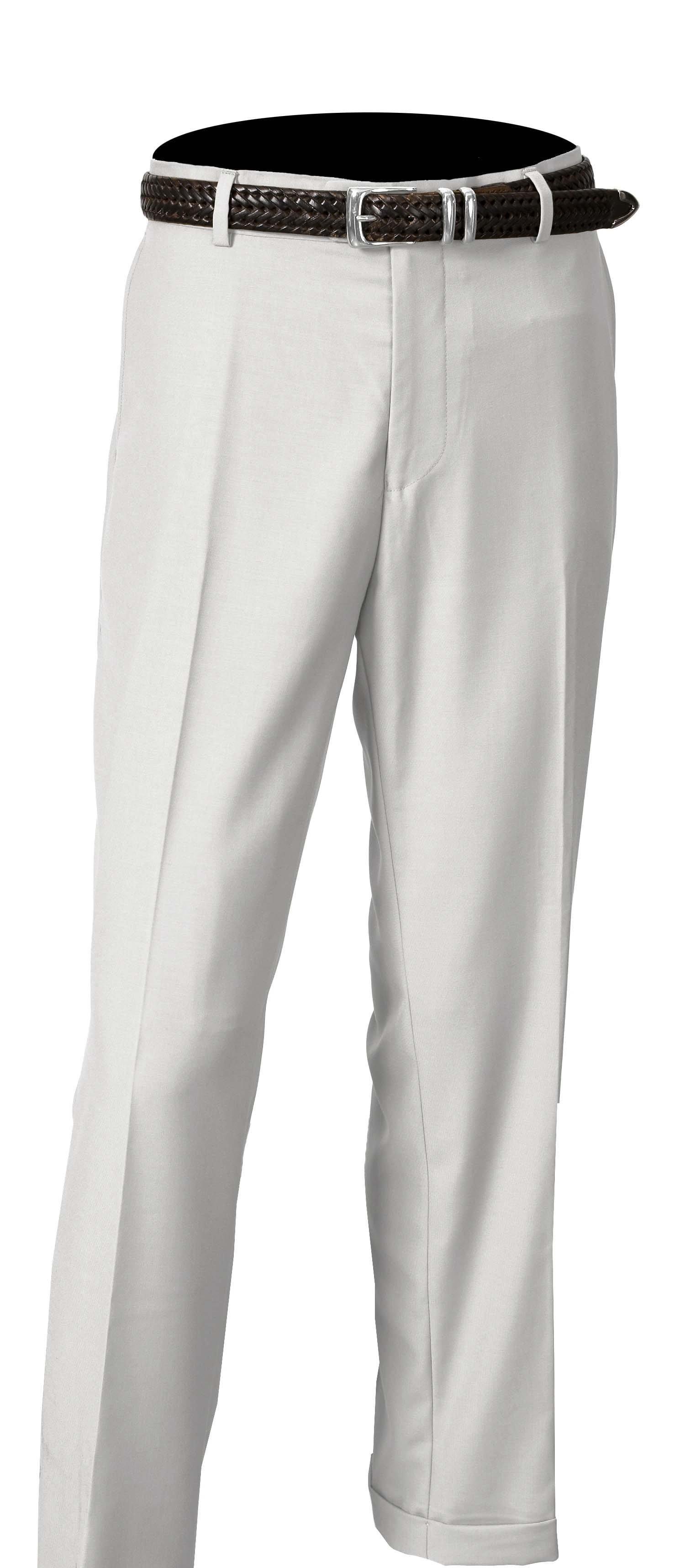White Ultra Slim Fit Pants for Women - Stretch Comfortable Office Work Trousers - Perfect for Business Casual, Travel & Everyday Wear