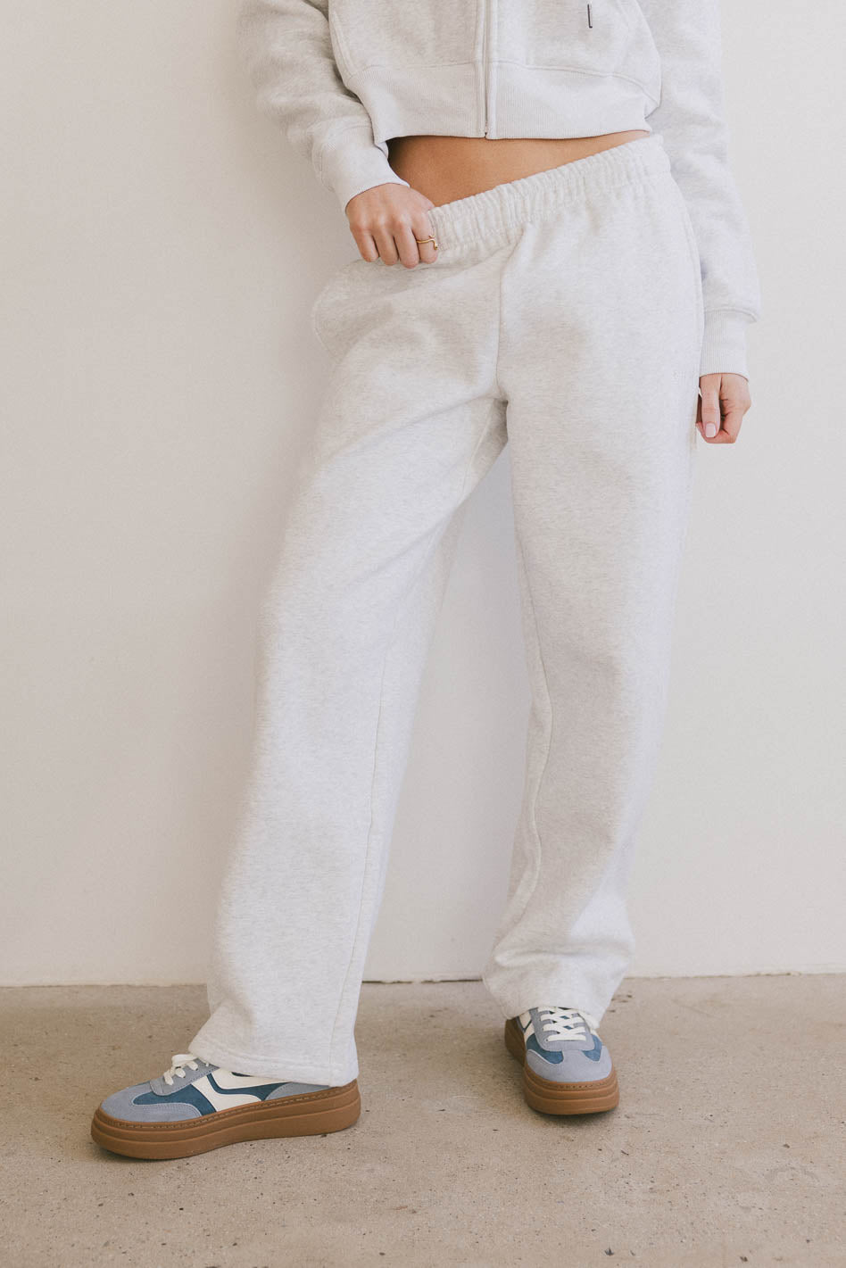 Ezra Grey Sweatpants for Men & Women - Soft Comfortable Joggers for Lounge, Workout & Casual Wear - FINAL SALE
