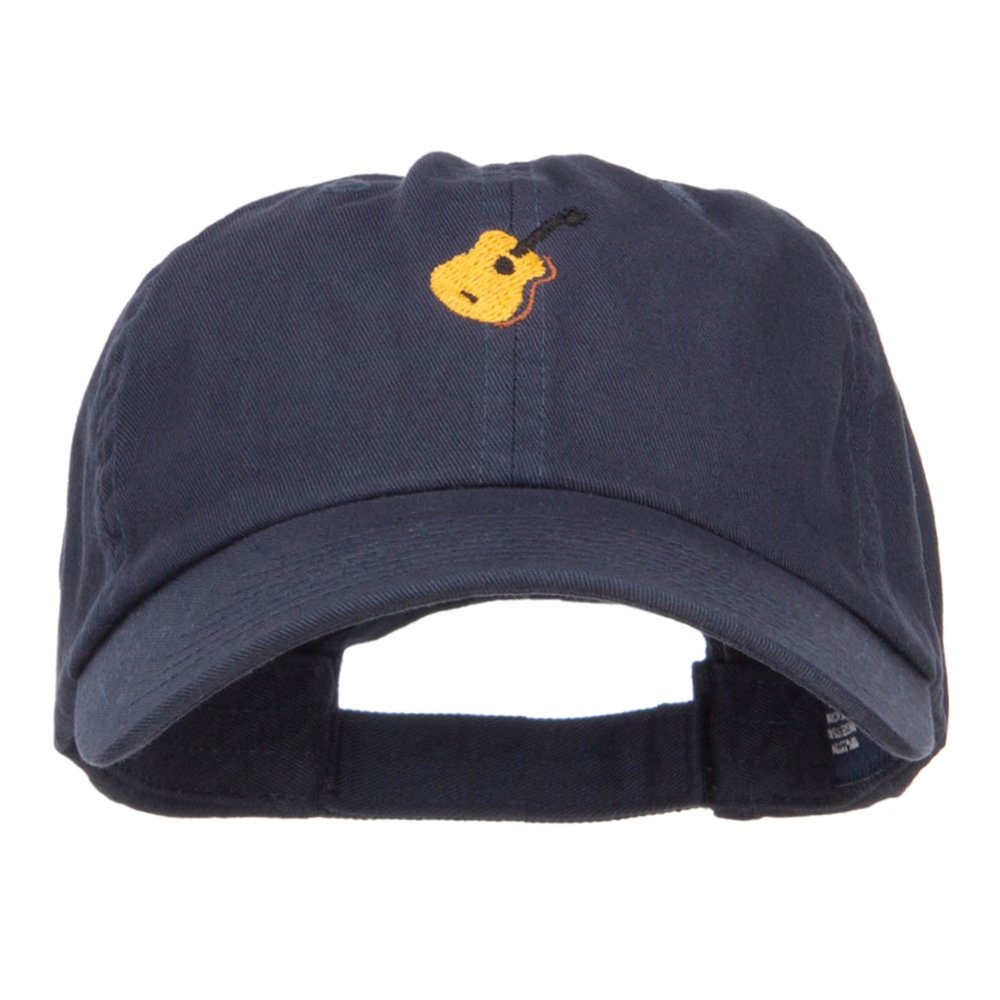 e4Hats.com Embroidered Guitar Baseball Cap - Adjustable Low Profile Cotton Hat for Musicians & Music Lovers - Perfect for Concerts, Gigs and Casual Wear