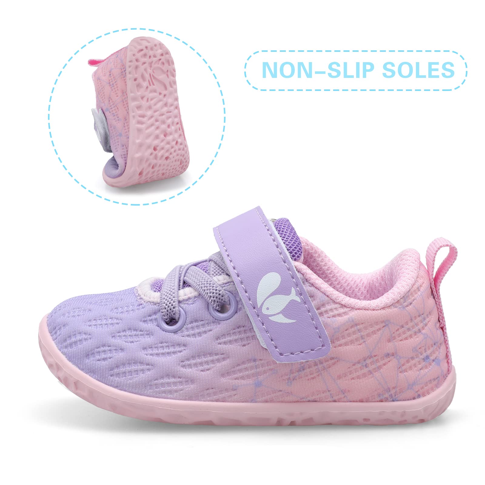 FEETCITY Baby Sneakers for Boys & Girls - First Walking Shoes for Infants, Newborn Crib Shoes, Non-Slip Toddler Shoes | Perfect for First Steps, Playtime & Everyday Wear