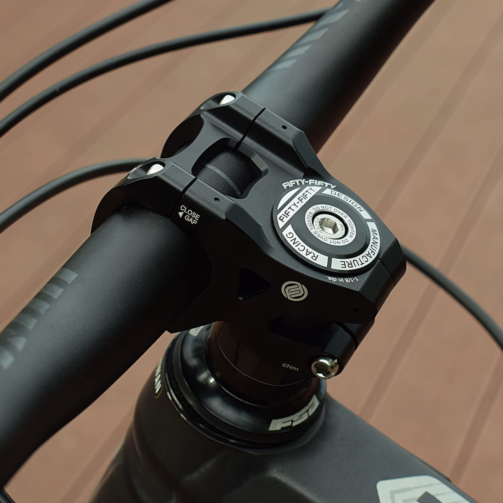High-Performance FIFTY-FIFTY Aluminum Alloy Mountain Bike Stem - 1-1/8