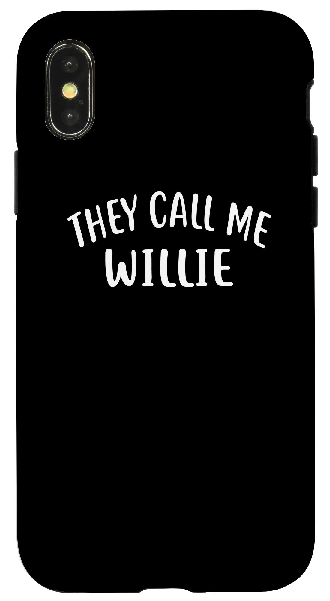 iPhone X/XS Custom WILLIE Name Phone Case - Personalized First Name Cover for Protection & Style | Perfect Gift for Friends & Family