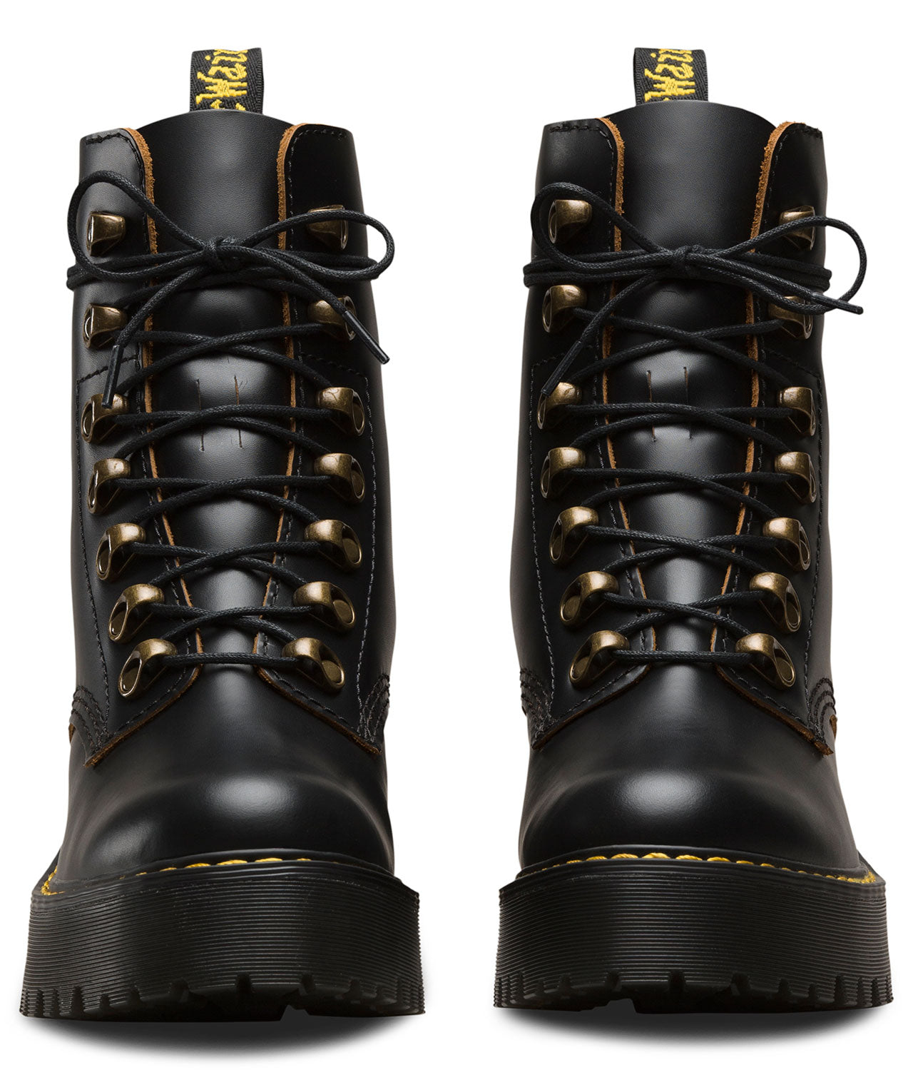 LEONA BLACK VINTAGE SMOOTH HEEL BOOTS - Women's Fashion Ankle Boots for Casual Wear & Night Out